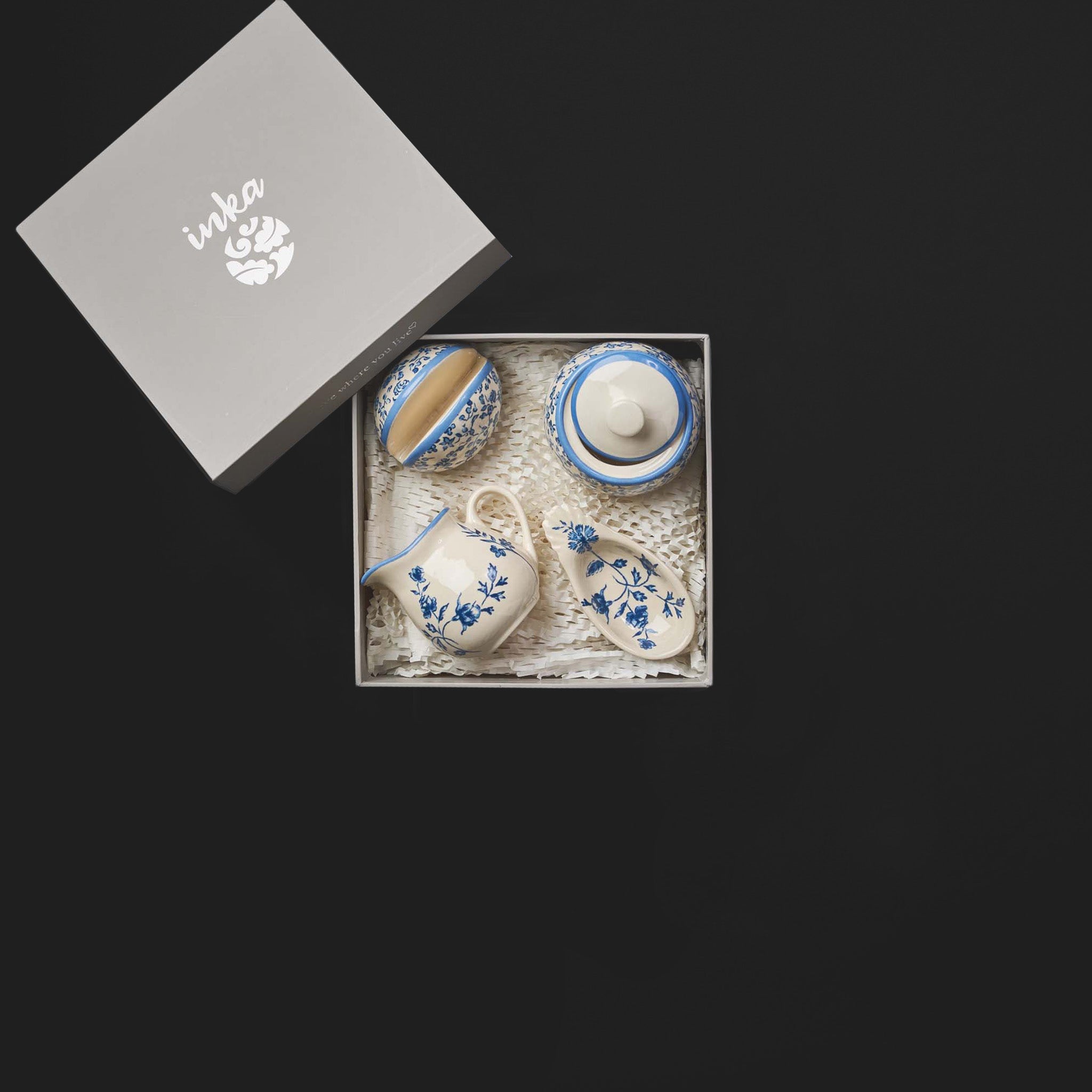 Tiana Cobalt Blue Tea Service Set