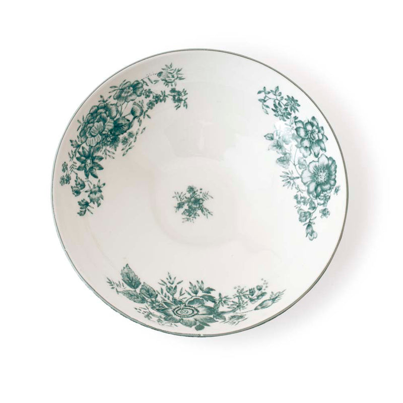 Renata emerald green serving bowl