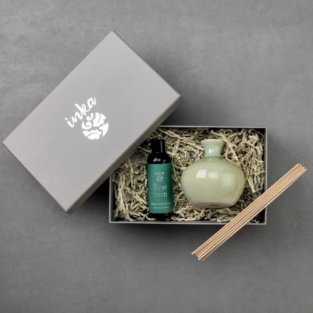 First Rain Reed Diffuser Gift Box