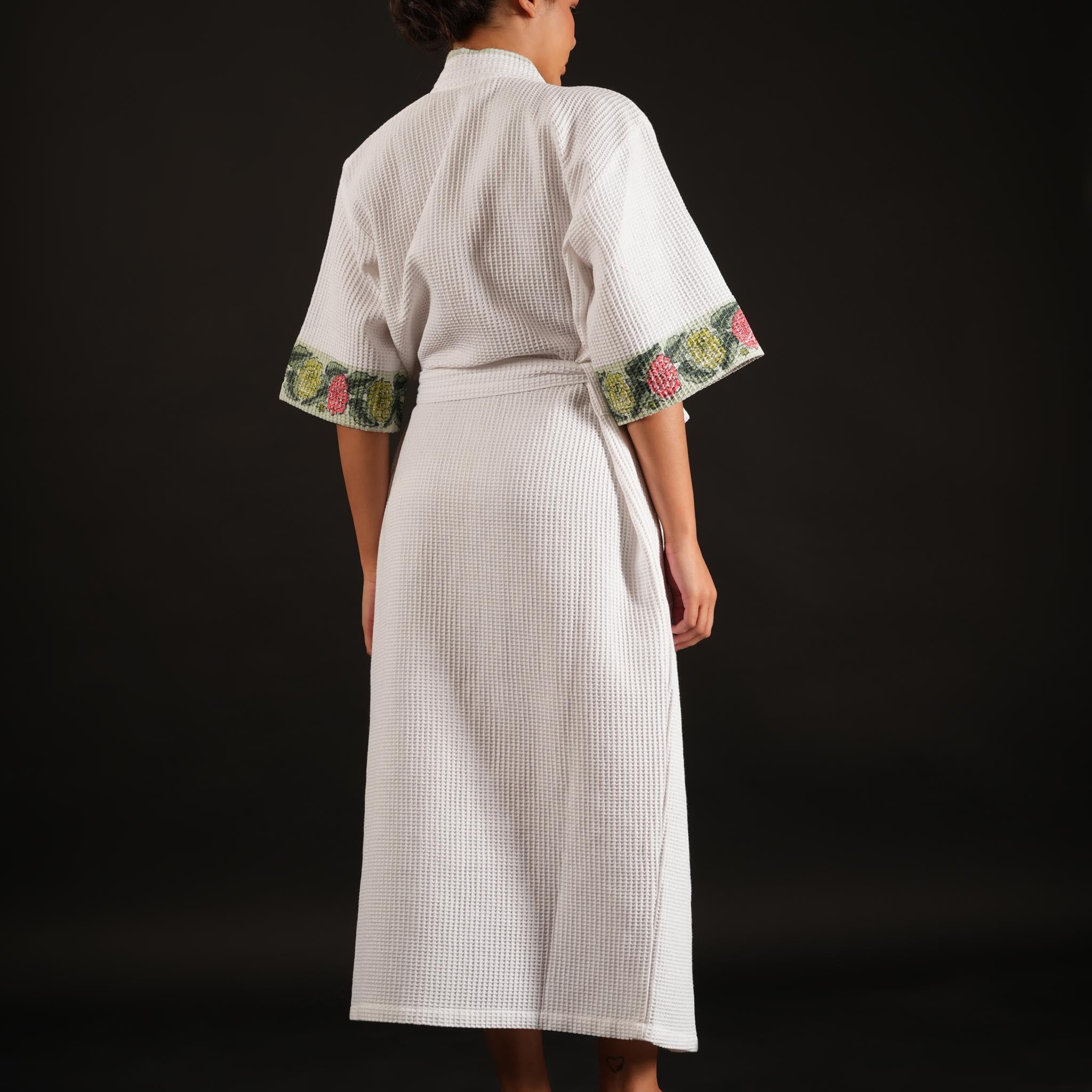 Dahlia Lime Bathrobe