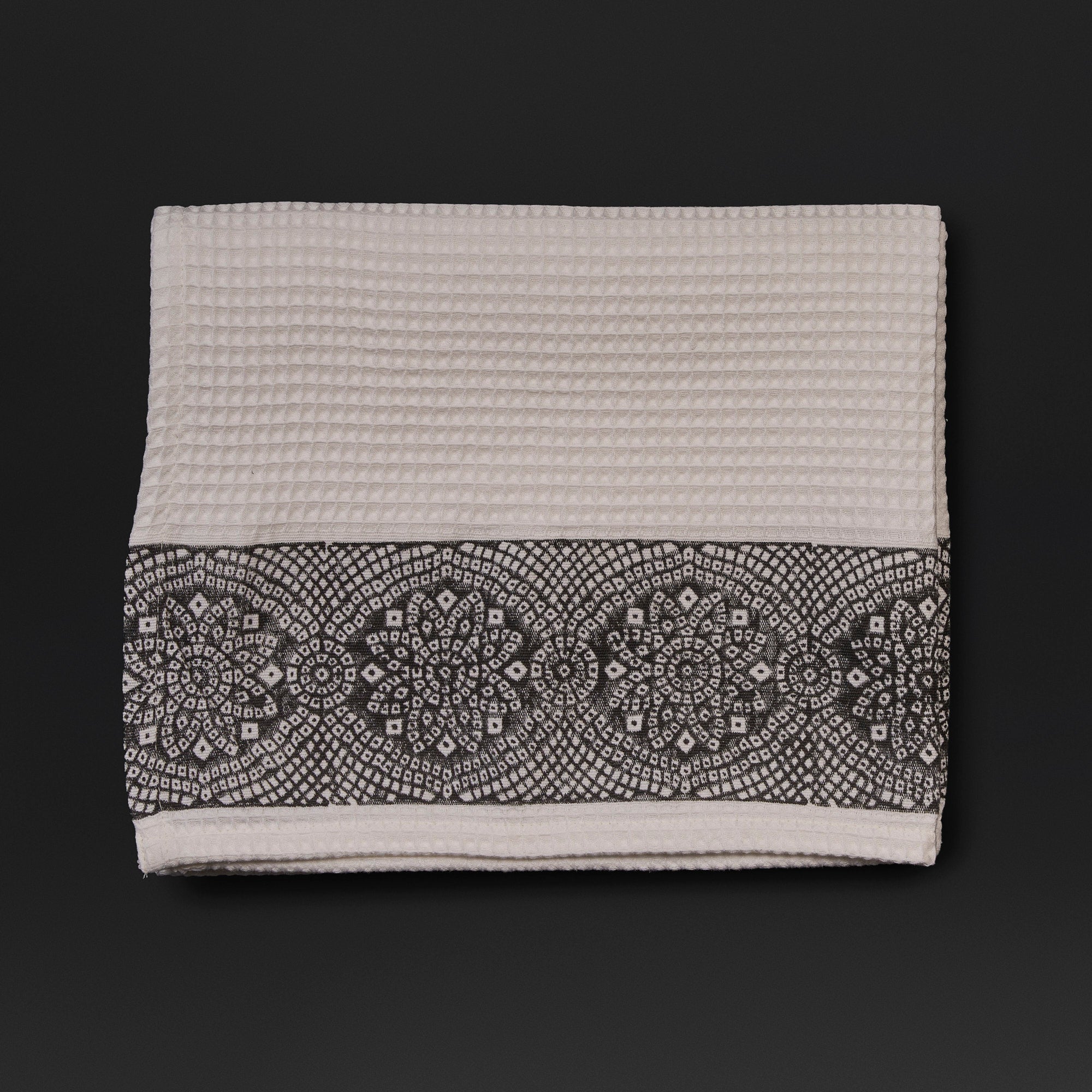 Mosaic Carbon Black Sweat Towel