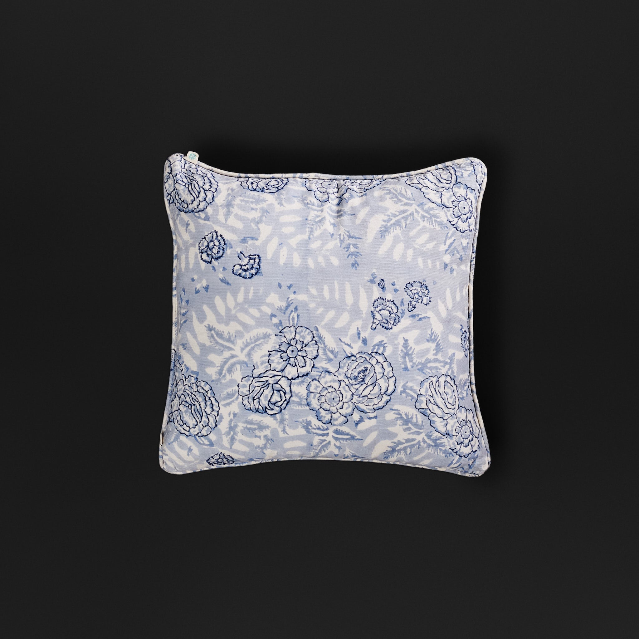 Mogra Blue Cushion