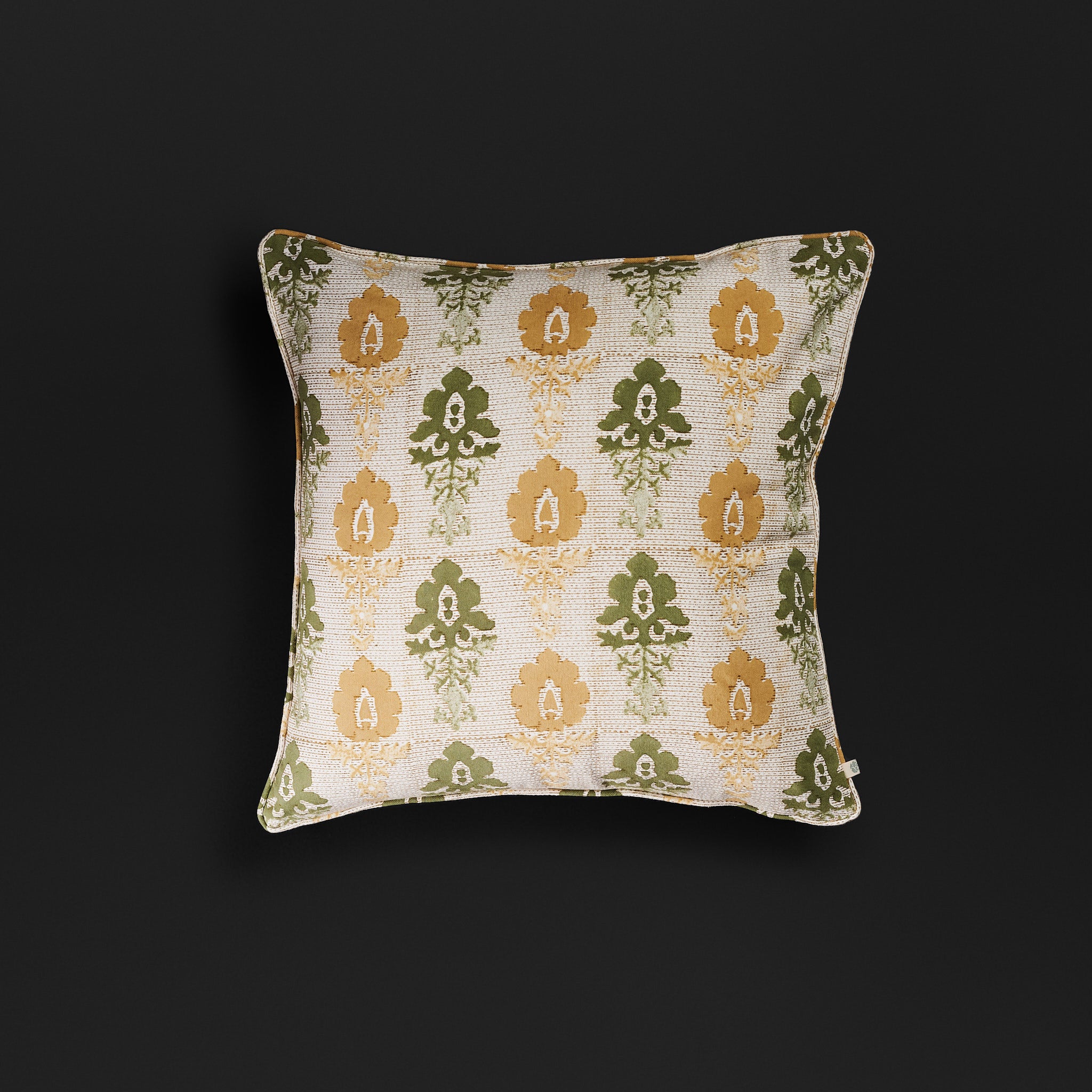 Fleur Ombre Olive Cushion