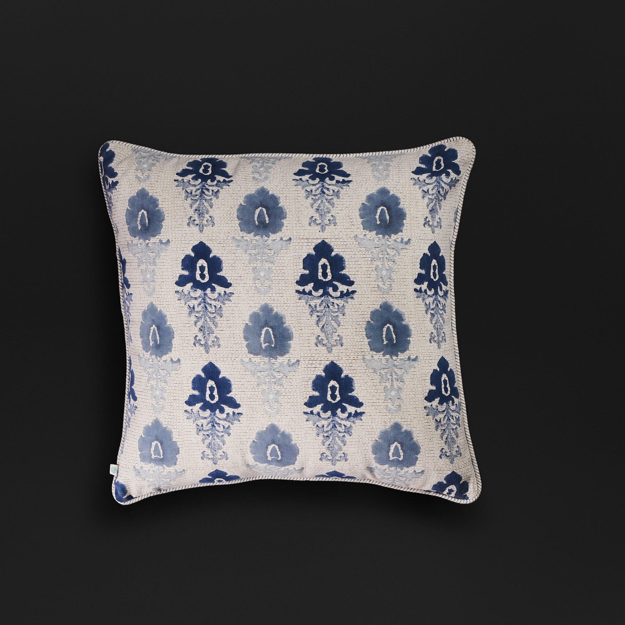 Fleur Ombre Blue Cushion