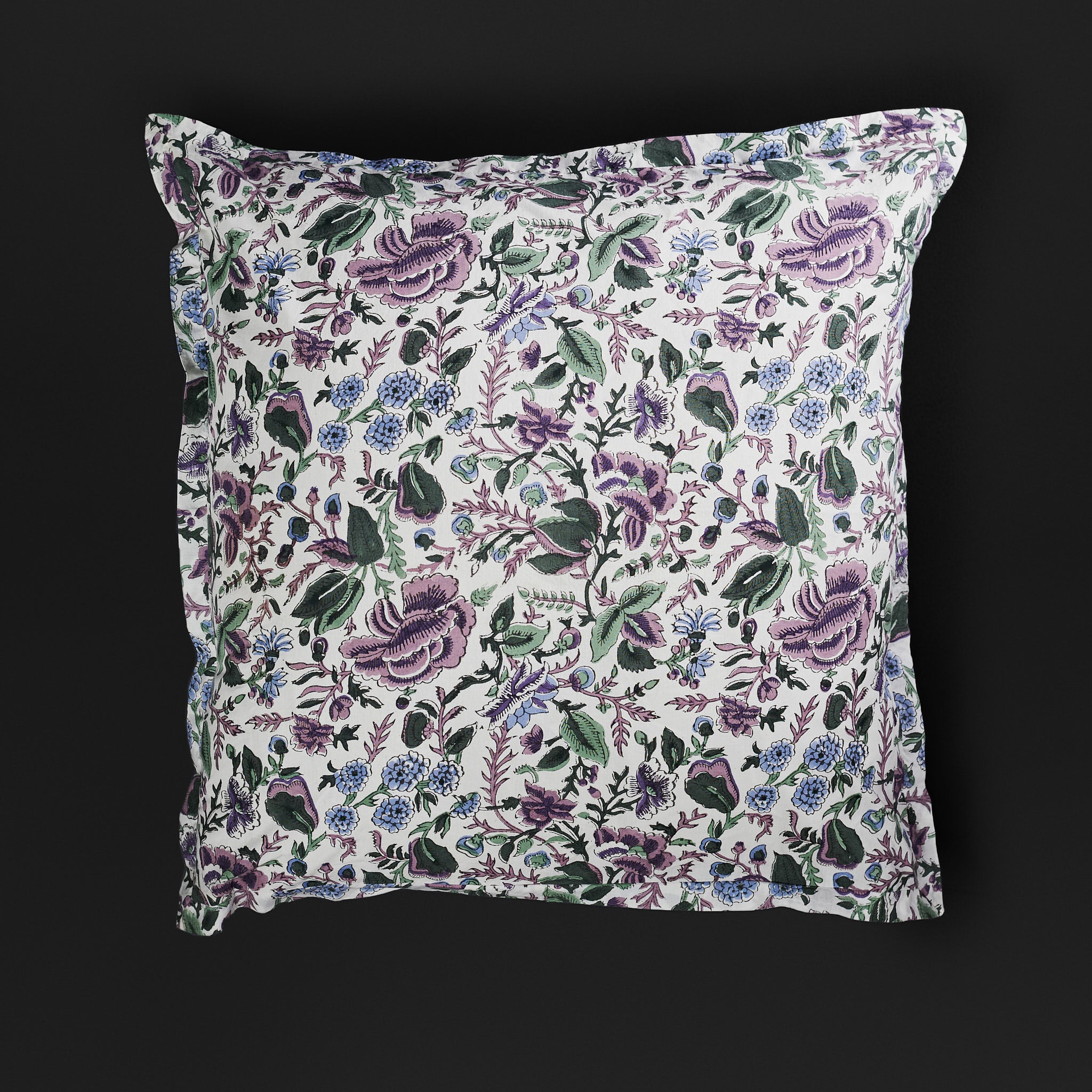 Jamila Blue Euro Pillow Sham