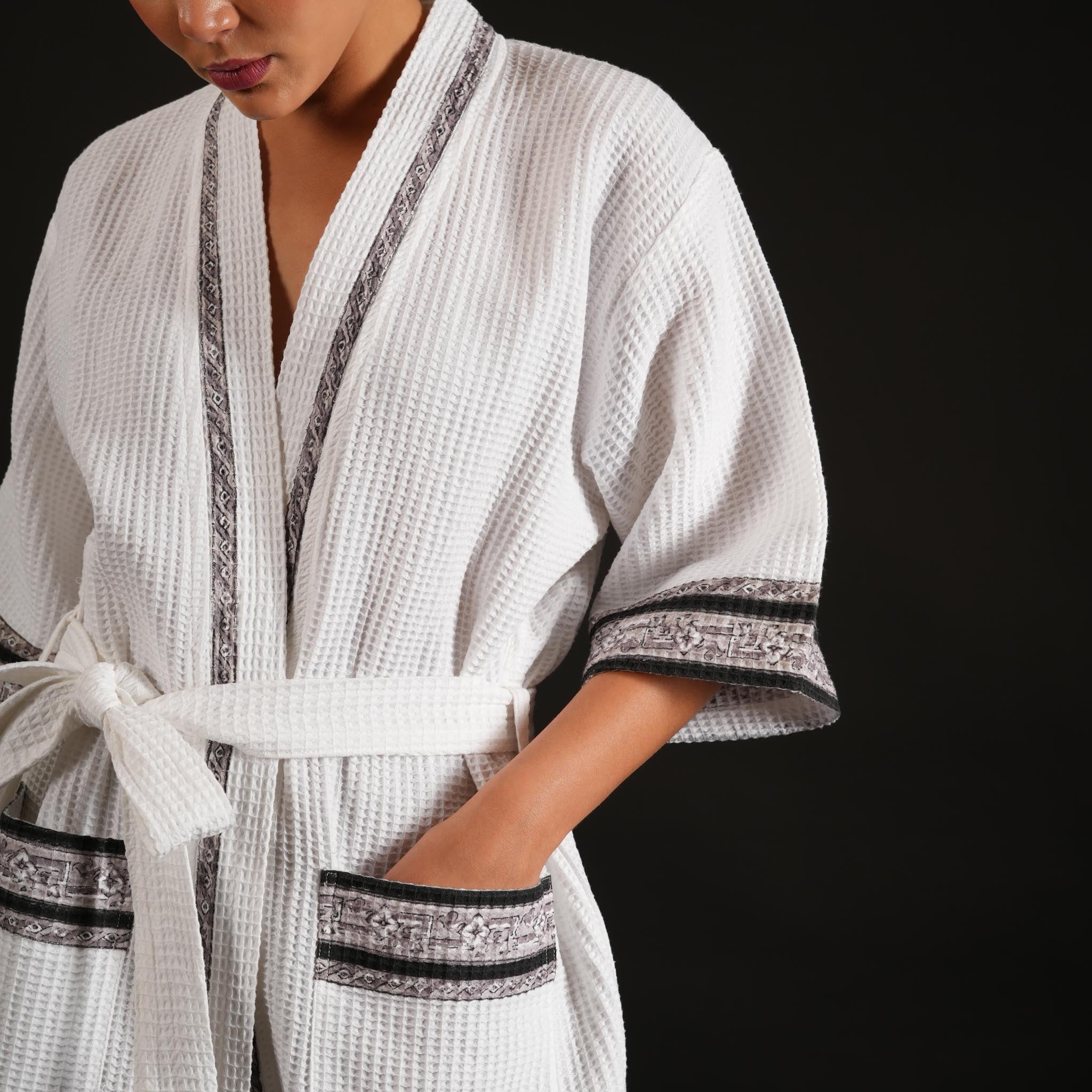 Tula Charcoal Bathrobe