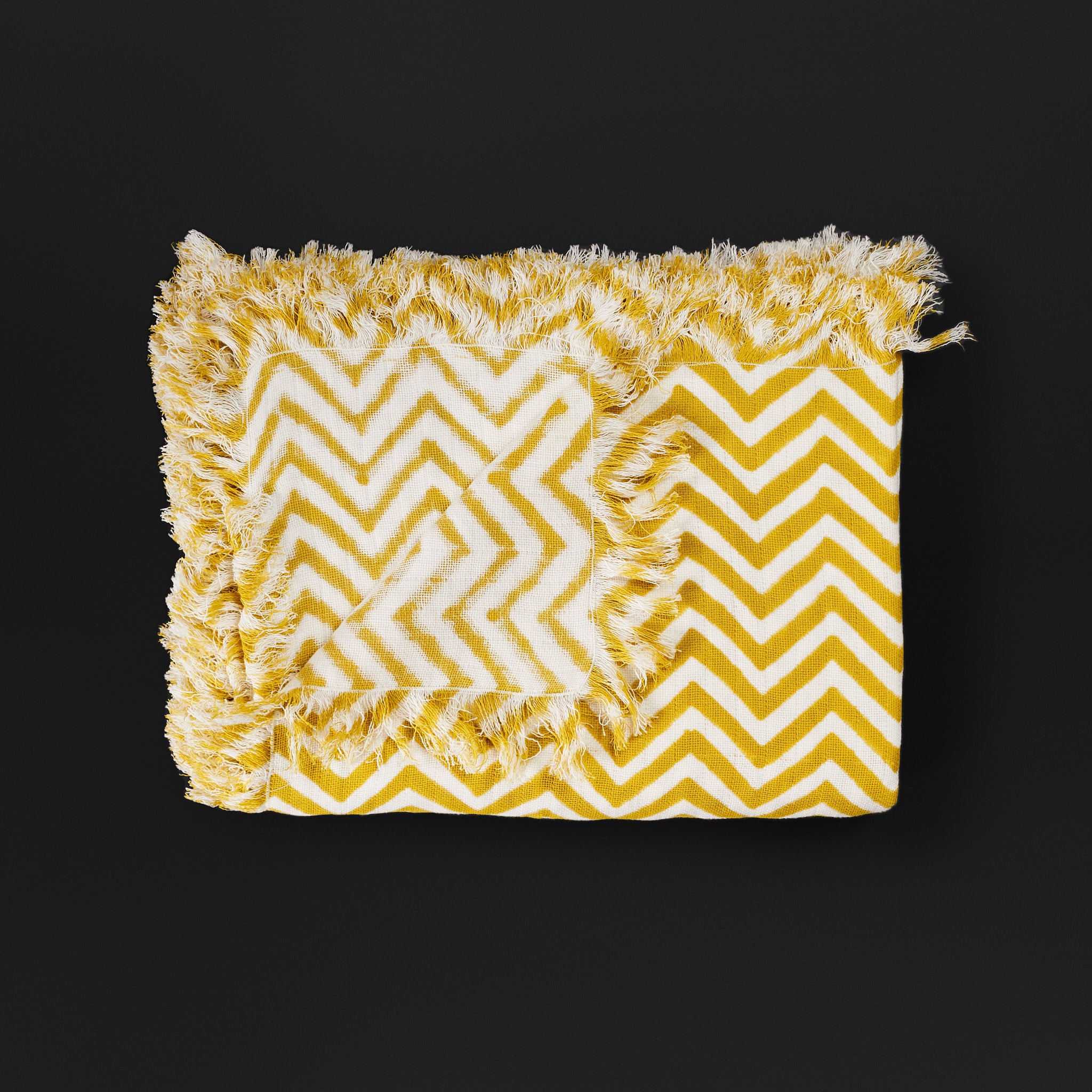 Chevron Citron Throw