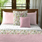 Floral Dusty Rose Pillow shams (Set of 2)
