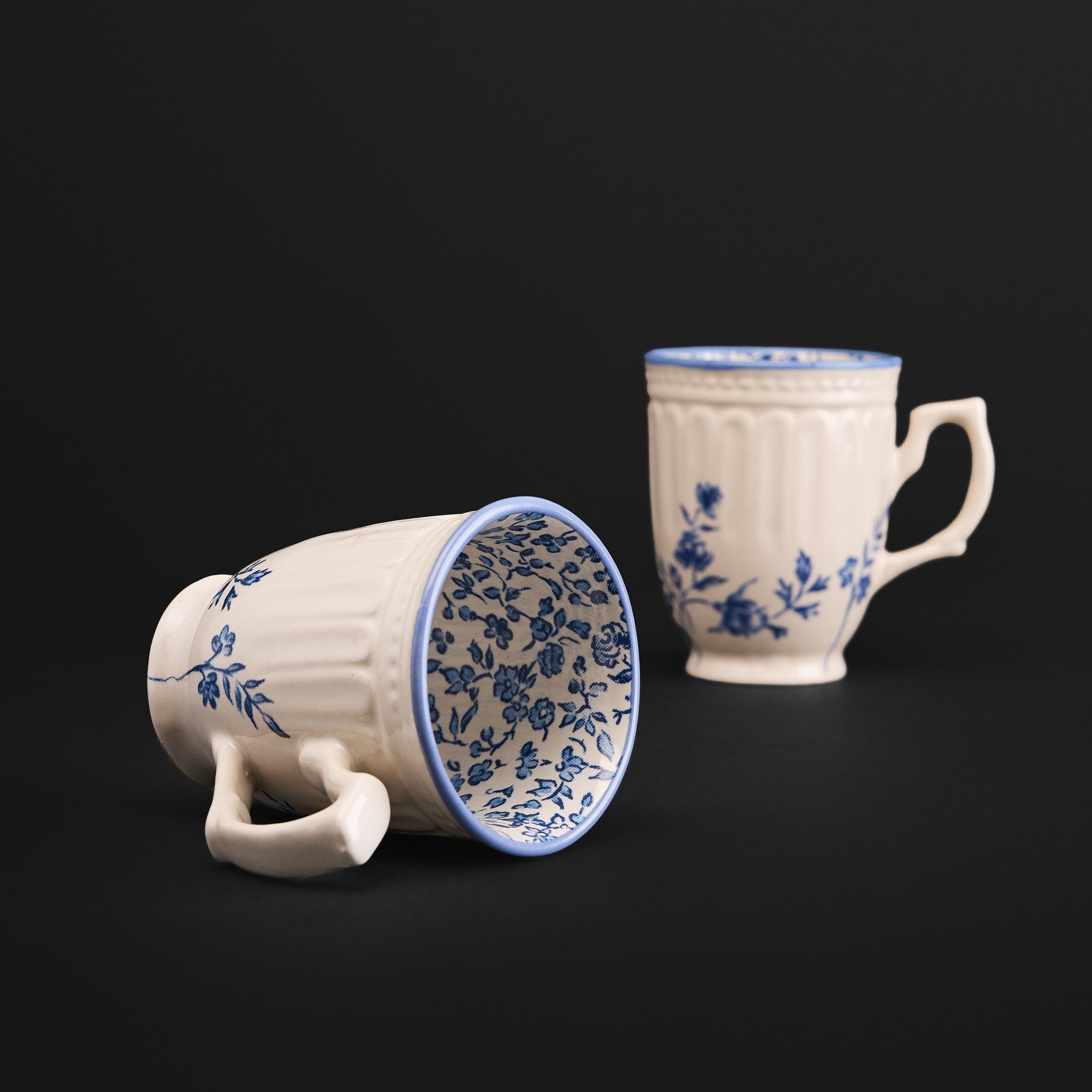 Tiana Cobalt Blue Mug Set