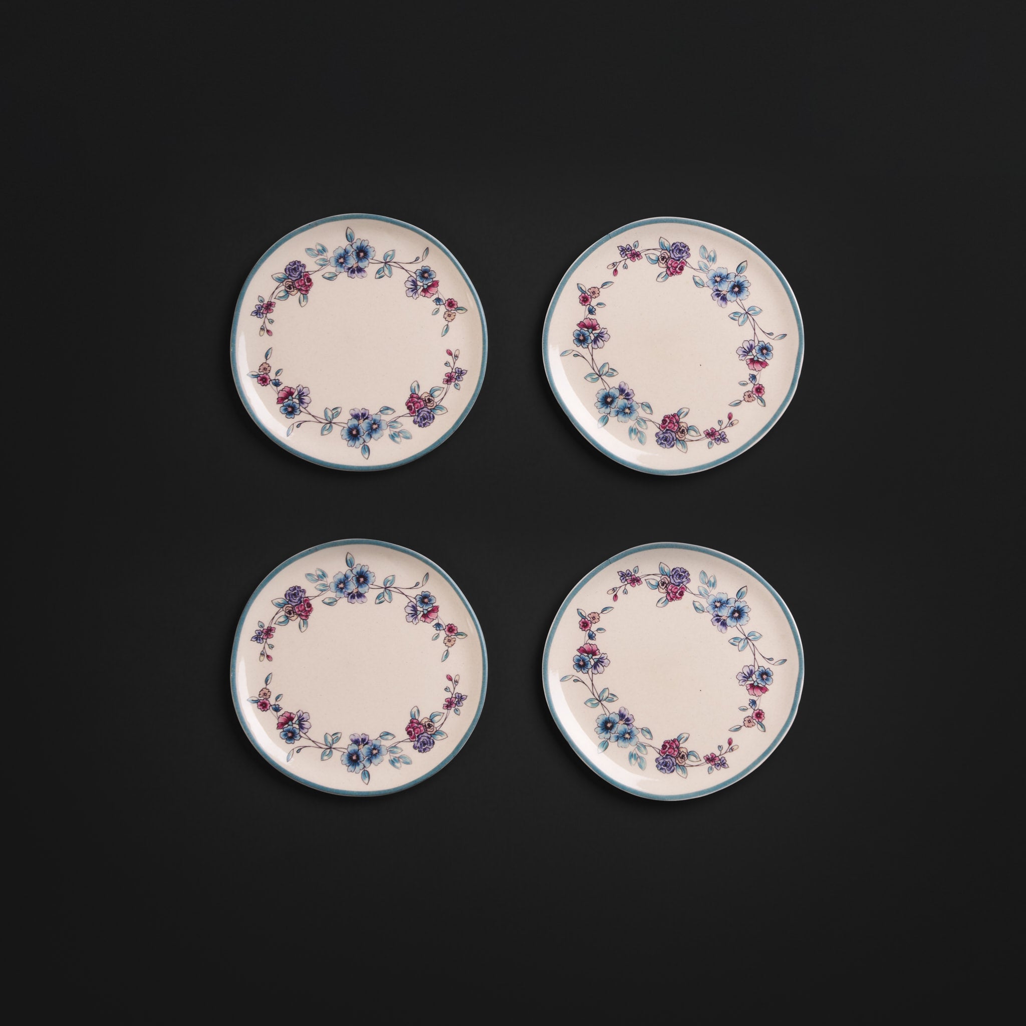 Mala Multicolour Tapa Plate Set