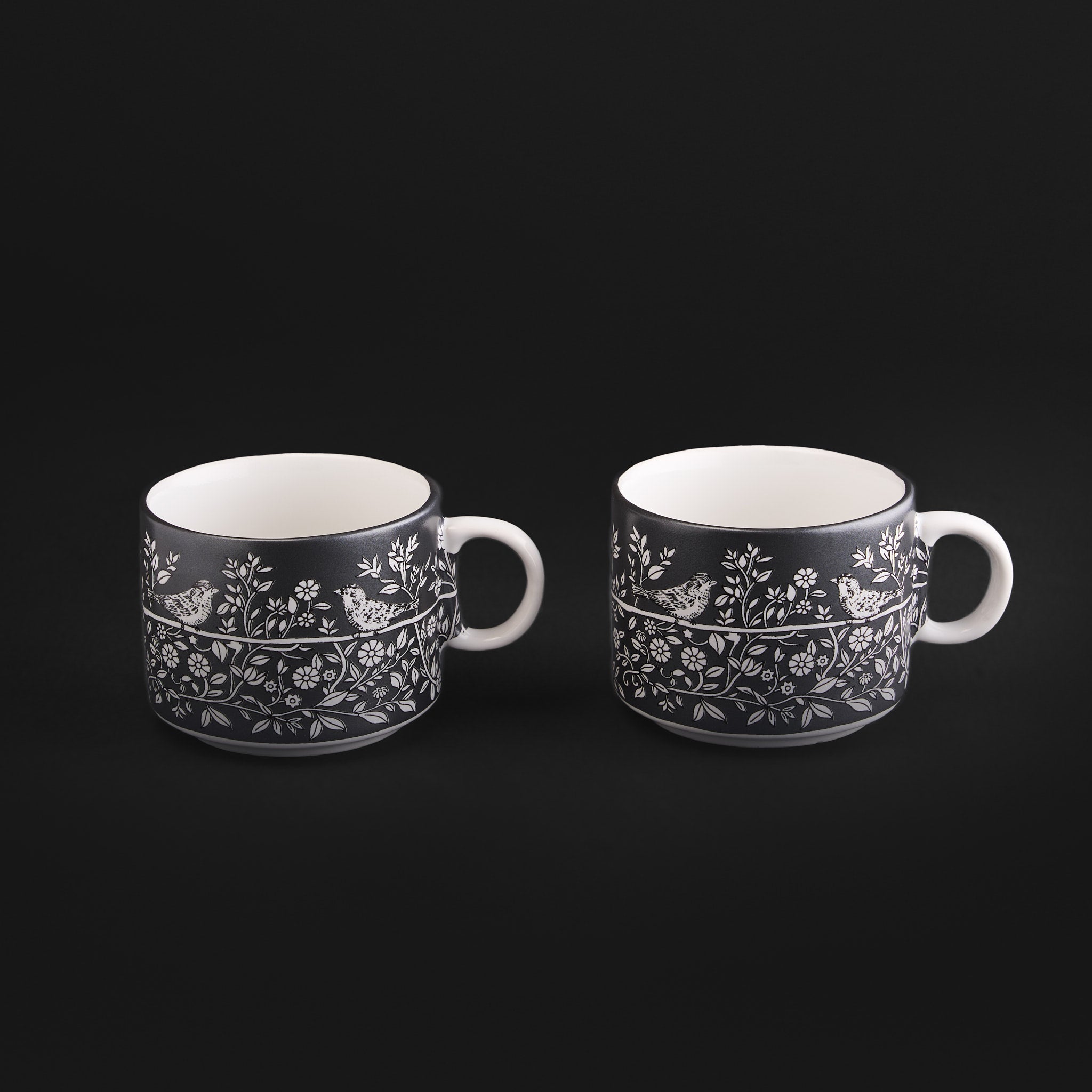 Kalam Charcoal Espresso Mug Set
