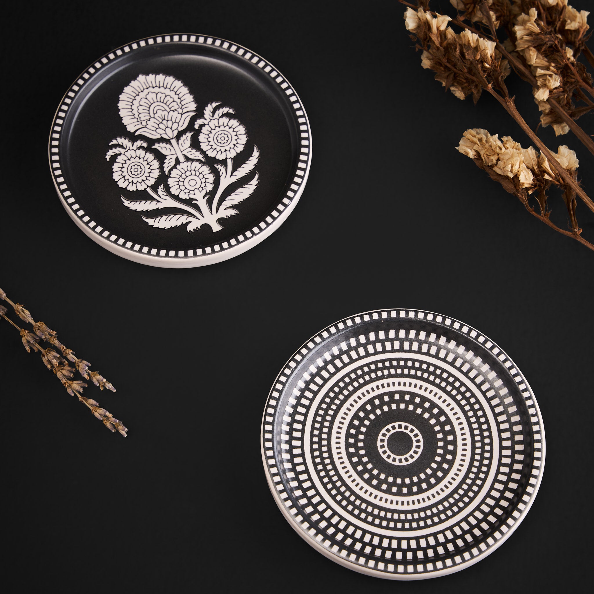 Kalam Charcoal Small Dish Set