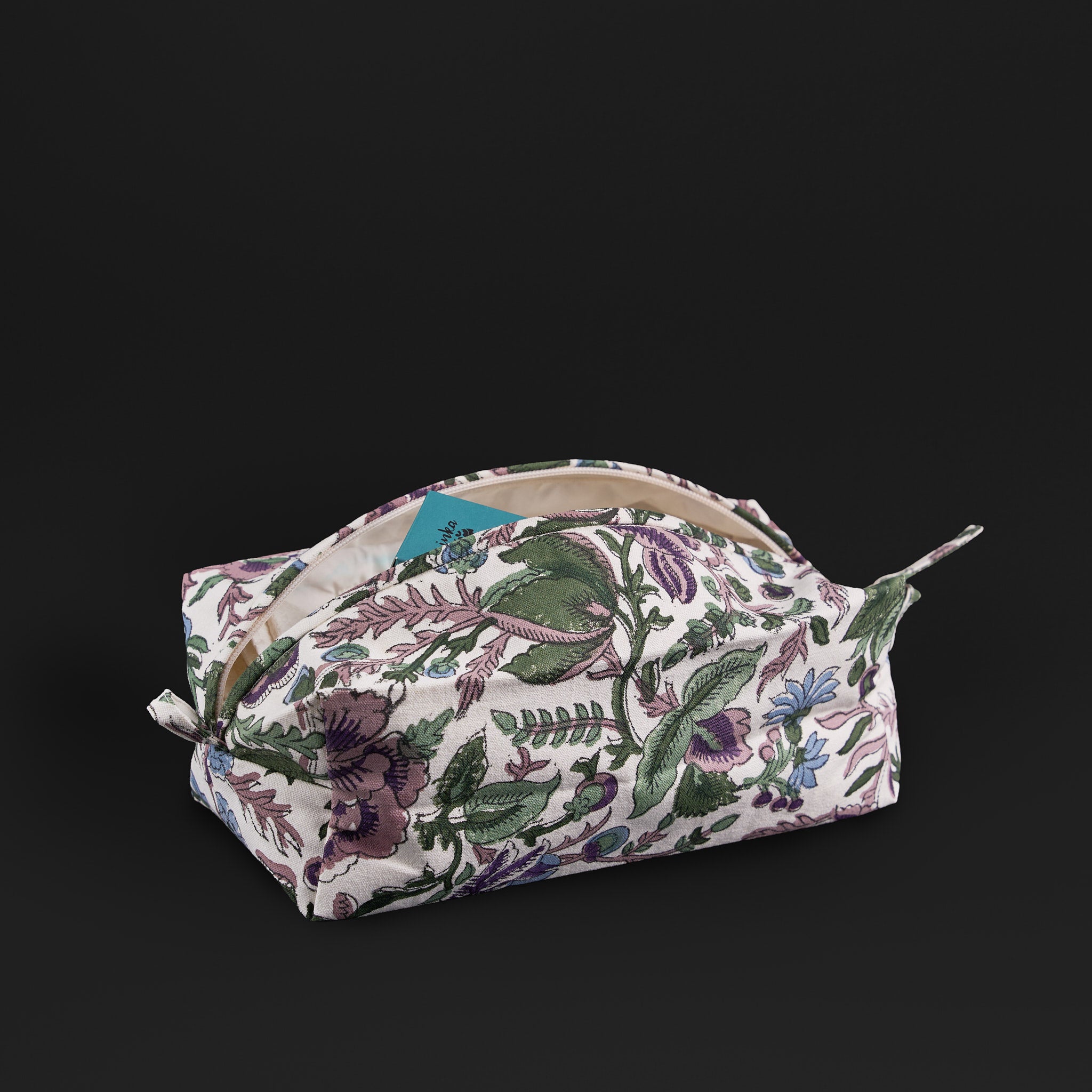 Jamila Blue Travel Pouches