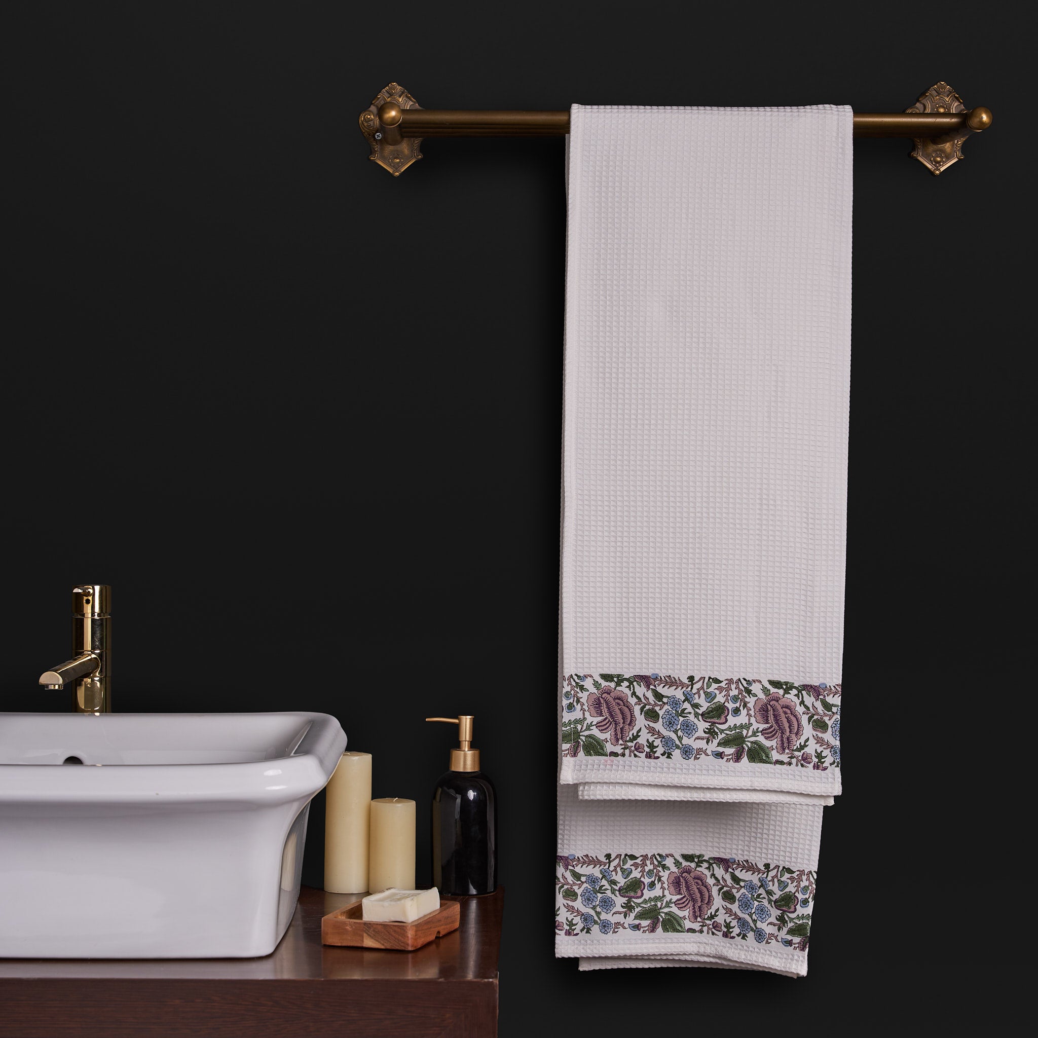 Jamila Blue Bath Towel