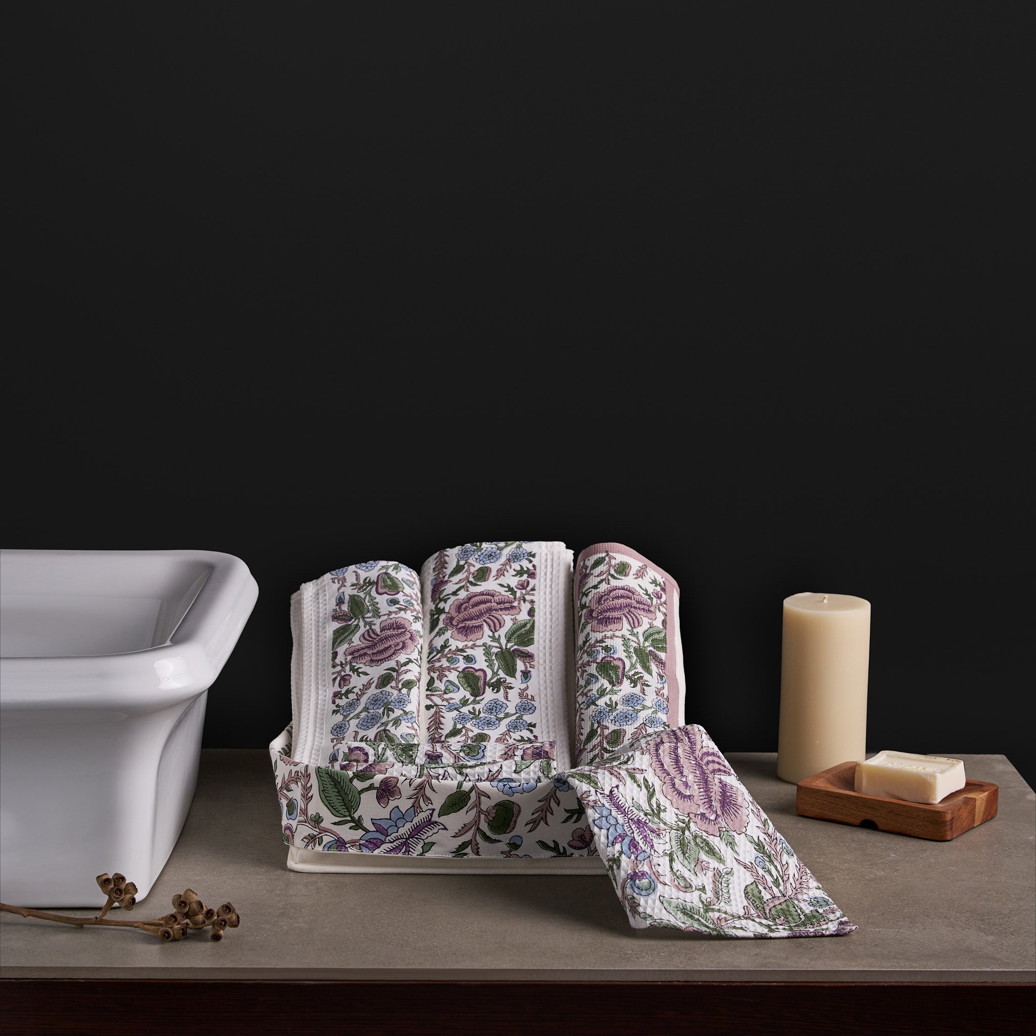 Jamila Blue Vanity Tray