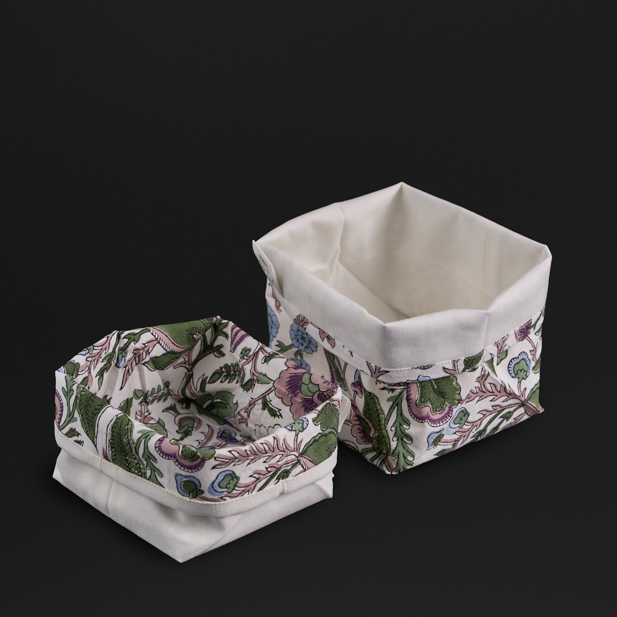 Jamila Blue Round Vanity Trays