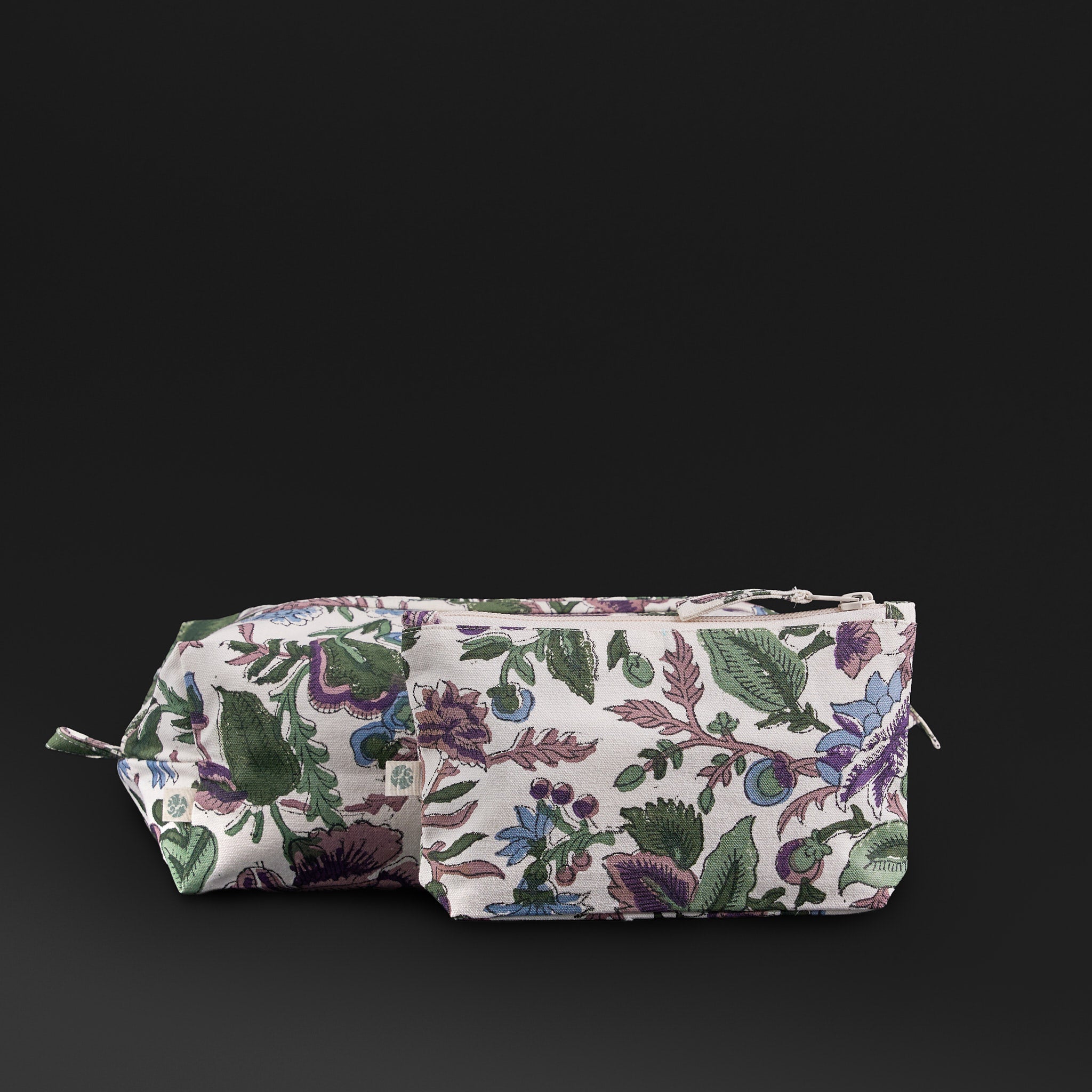 Jamila Blue Travel Pouches