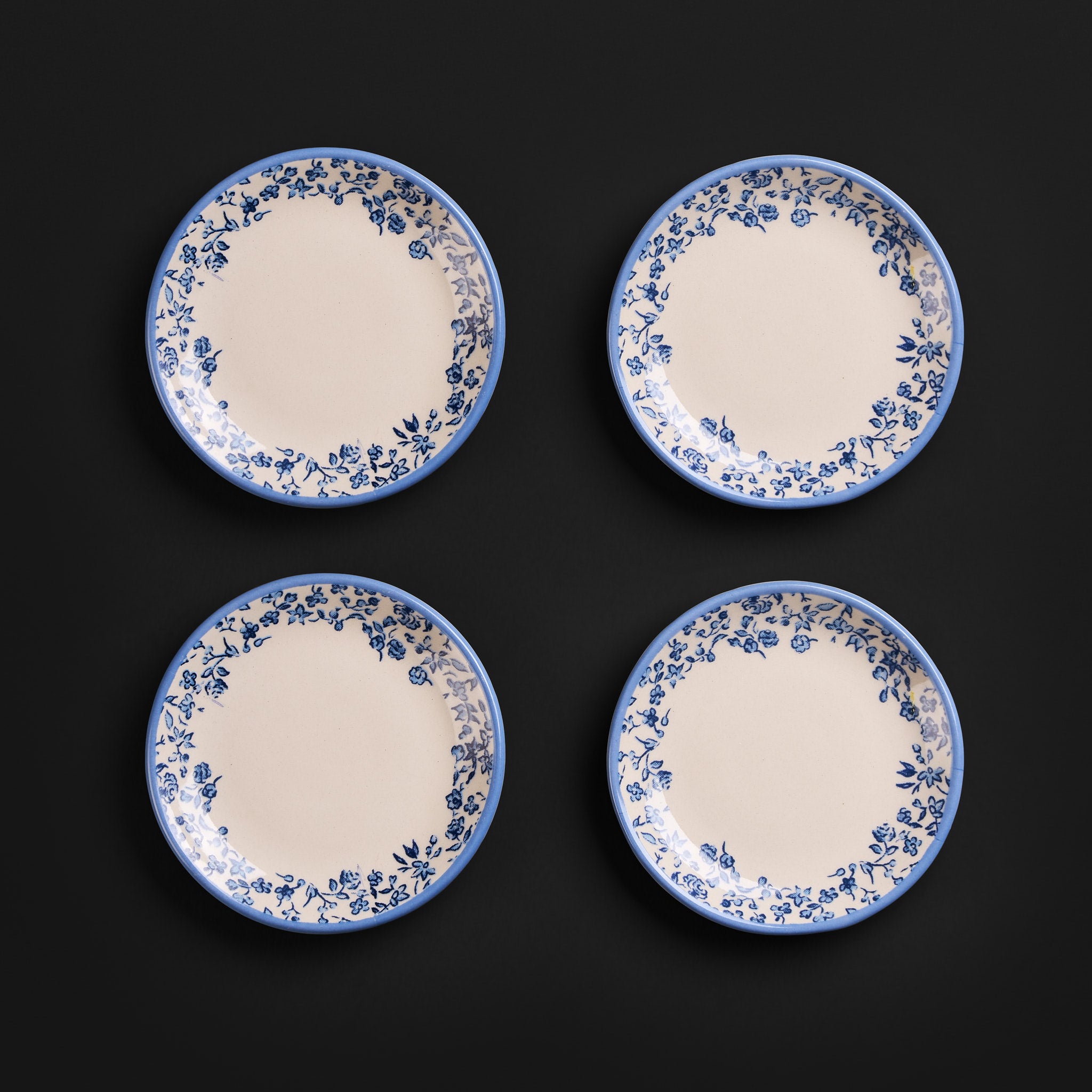 Tiana Cobalt Blue Mezze Plate Set