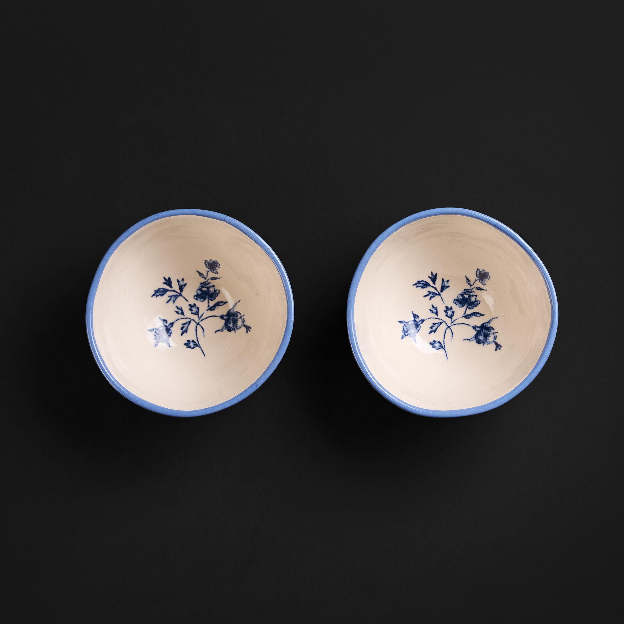 Tiana Cobalt Blue Curved Bowl Set