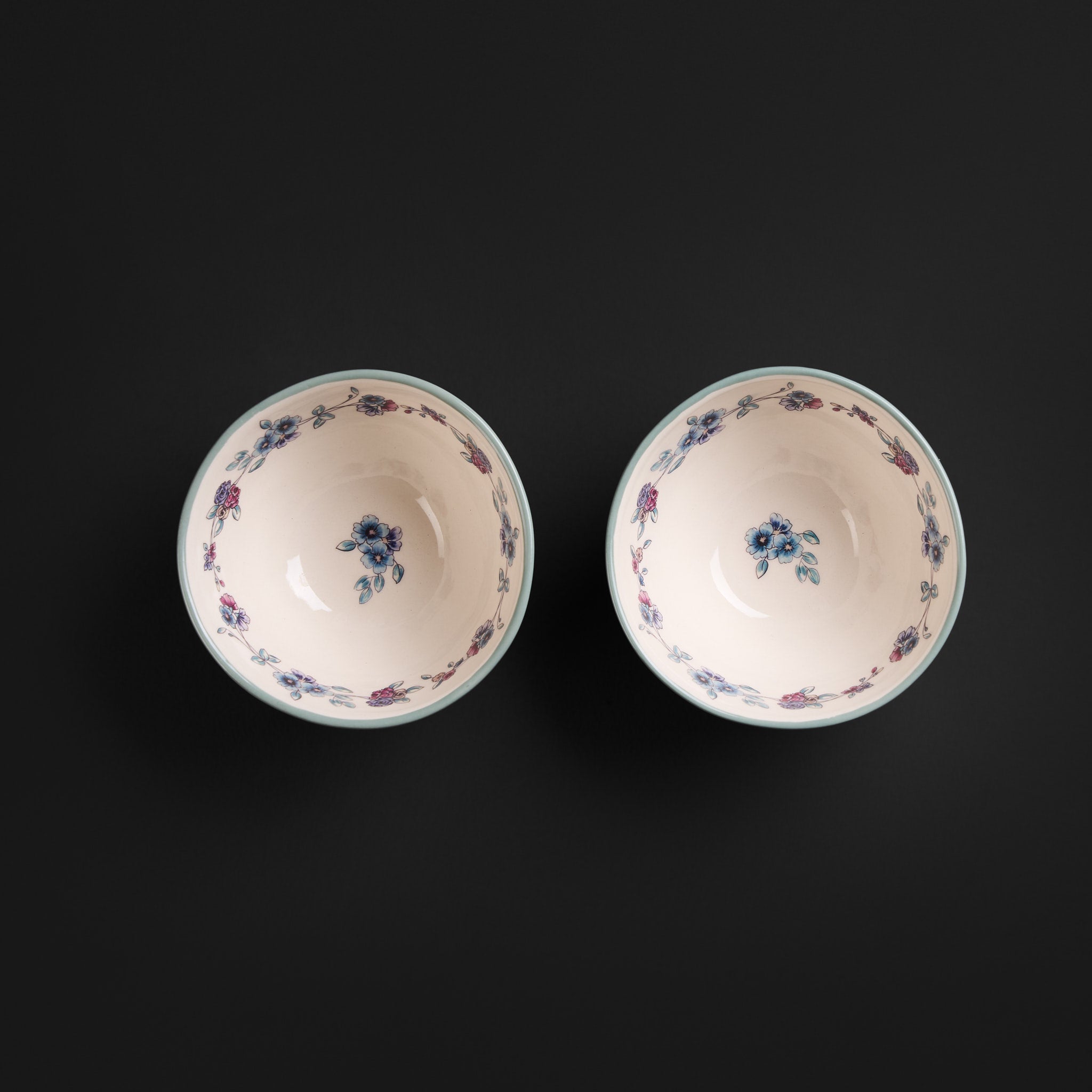 Mala Multicolour Curved Bowl Set