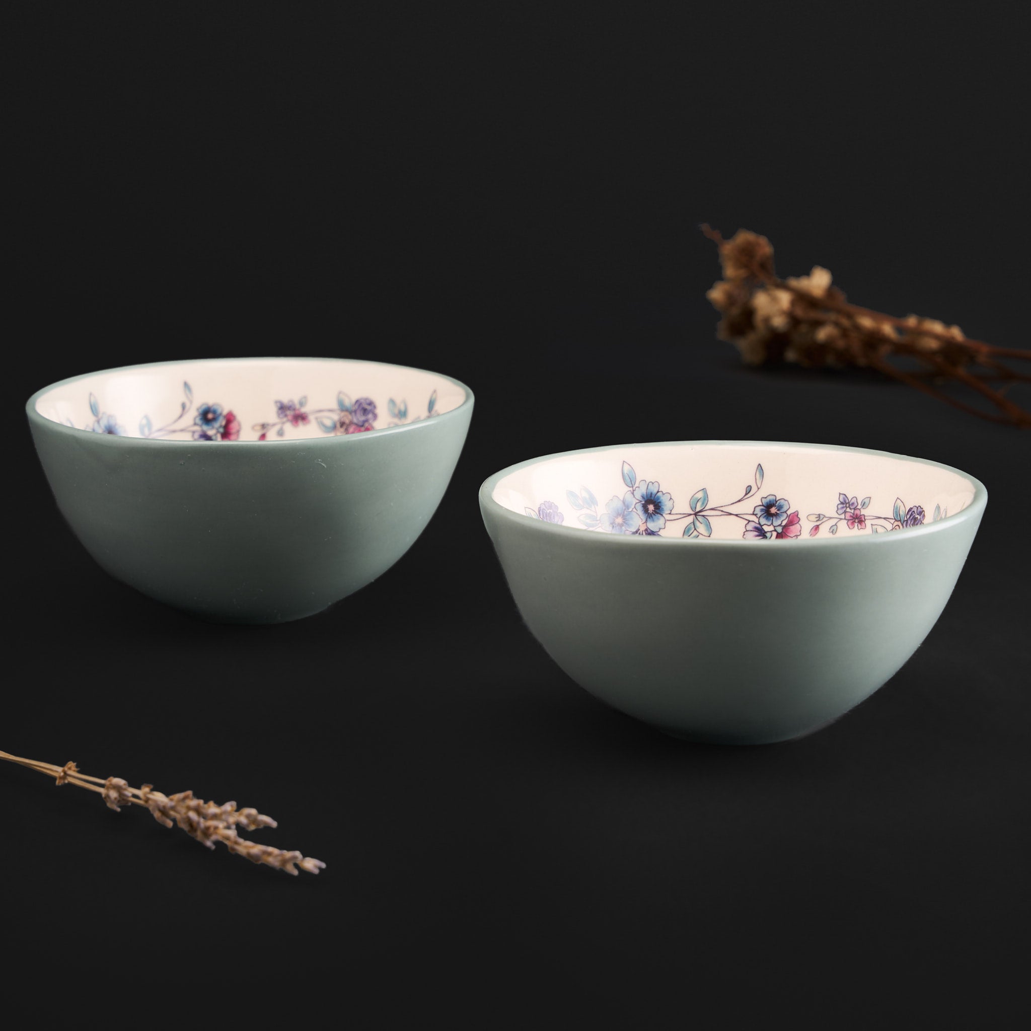 Mala Multicolour Curved Bowl Set
