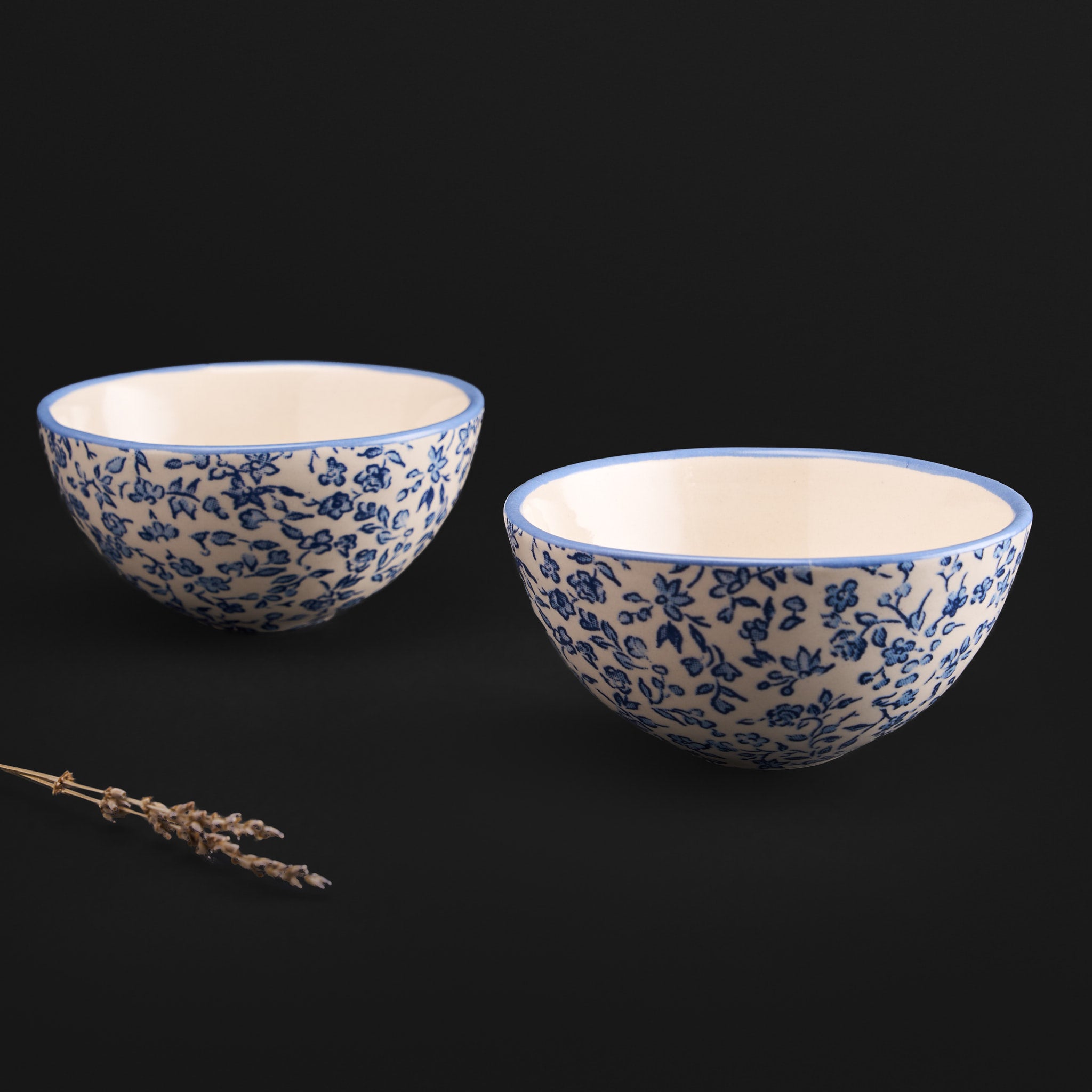 Tiana Cobalt Blue Curved Bowl Set