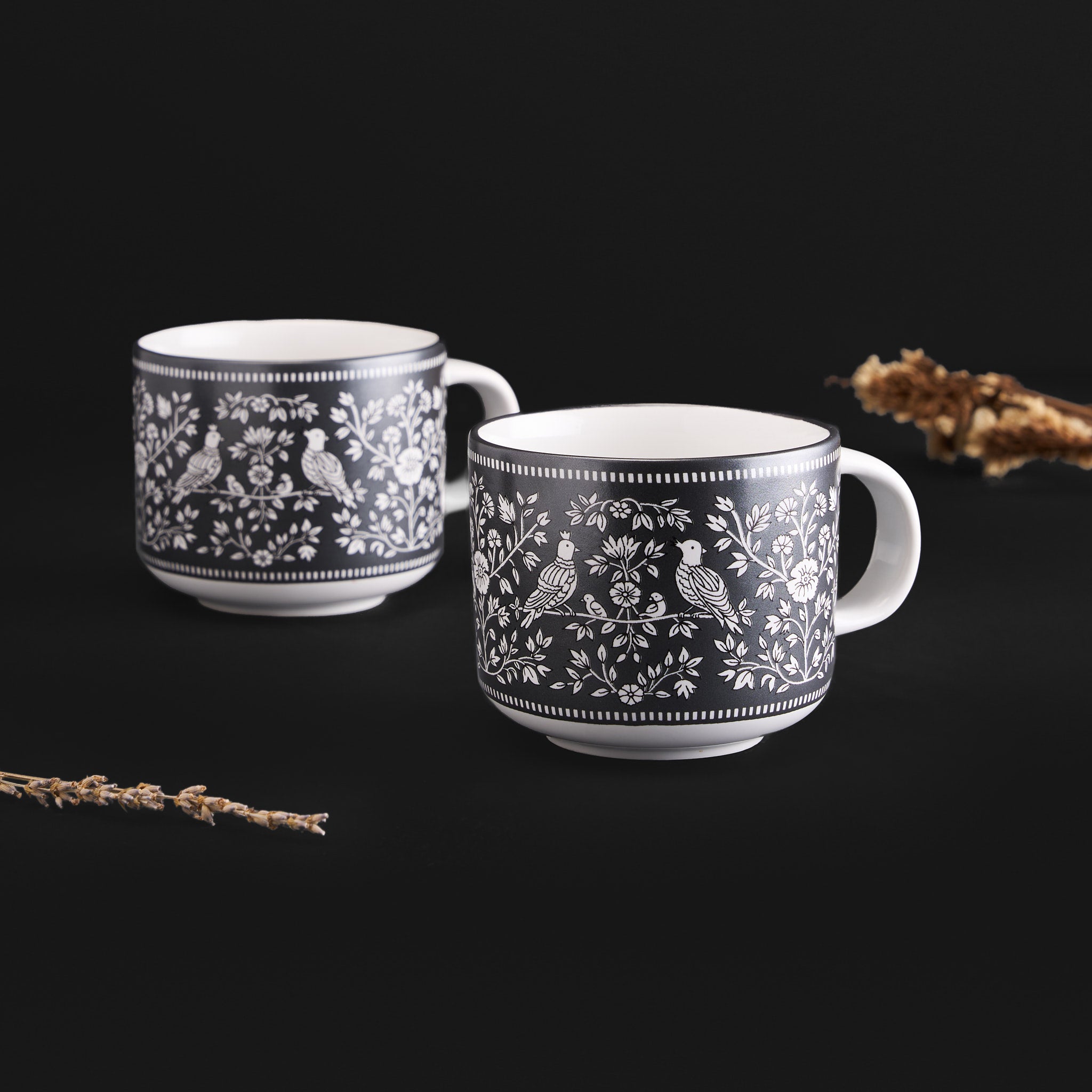 Kalam Charcoal Mug Set