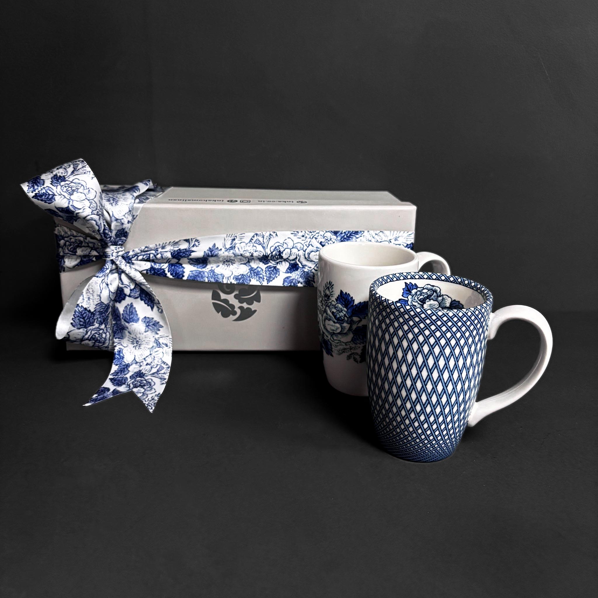 Renata Blue Mug for 2 Gift Set