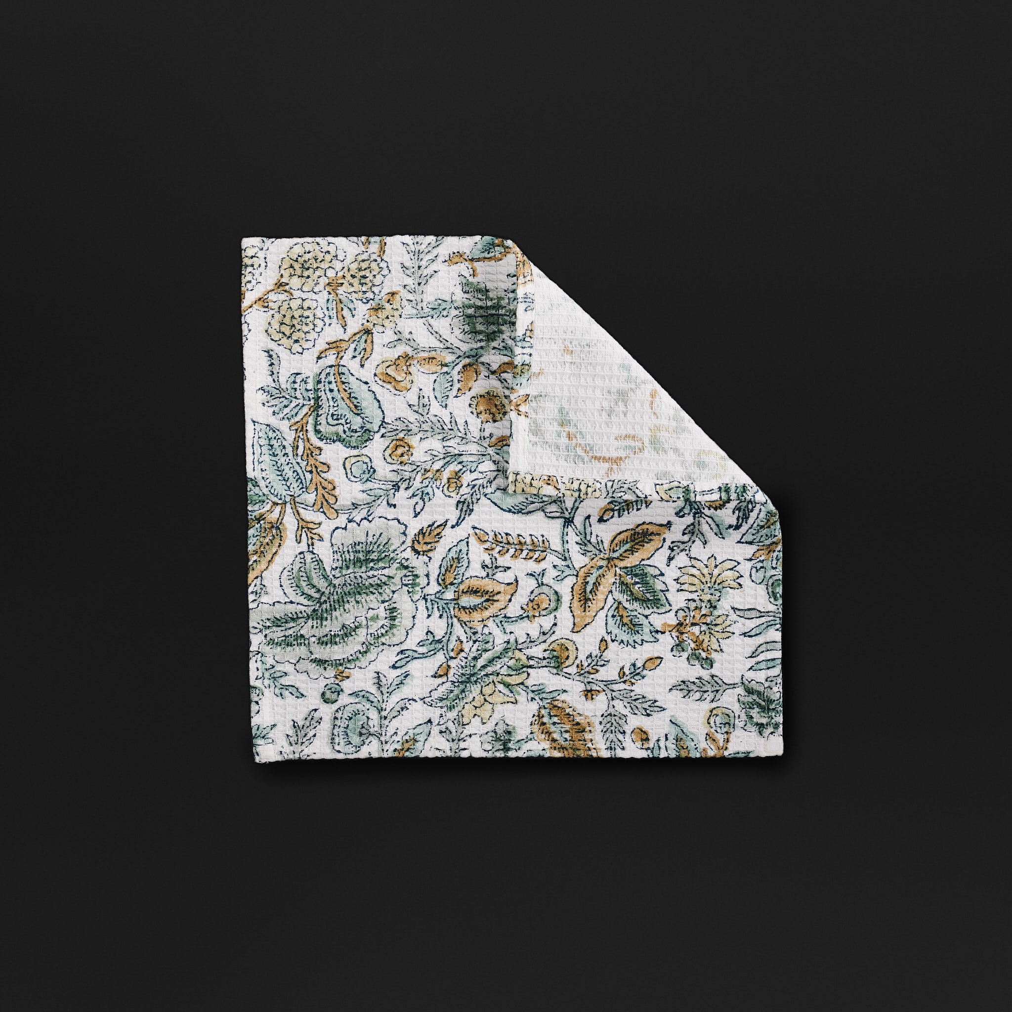 Jamila Green Face Towels