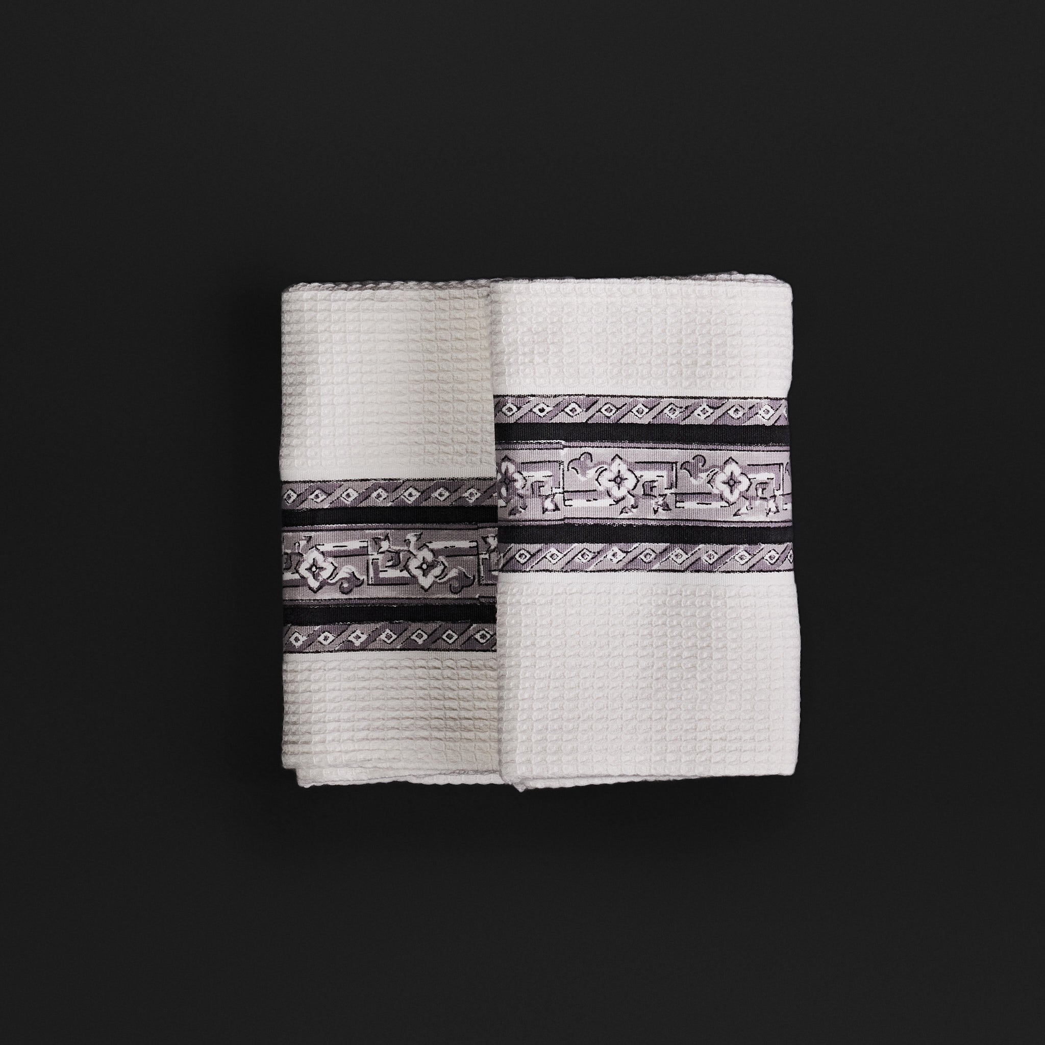 Tula Charcoal Grey Hand Towels