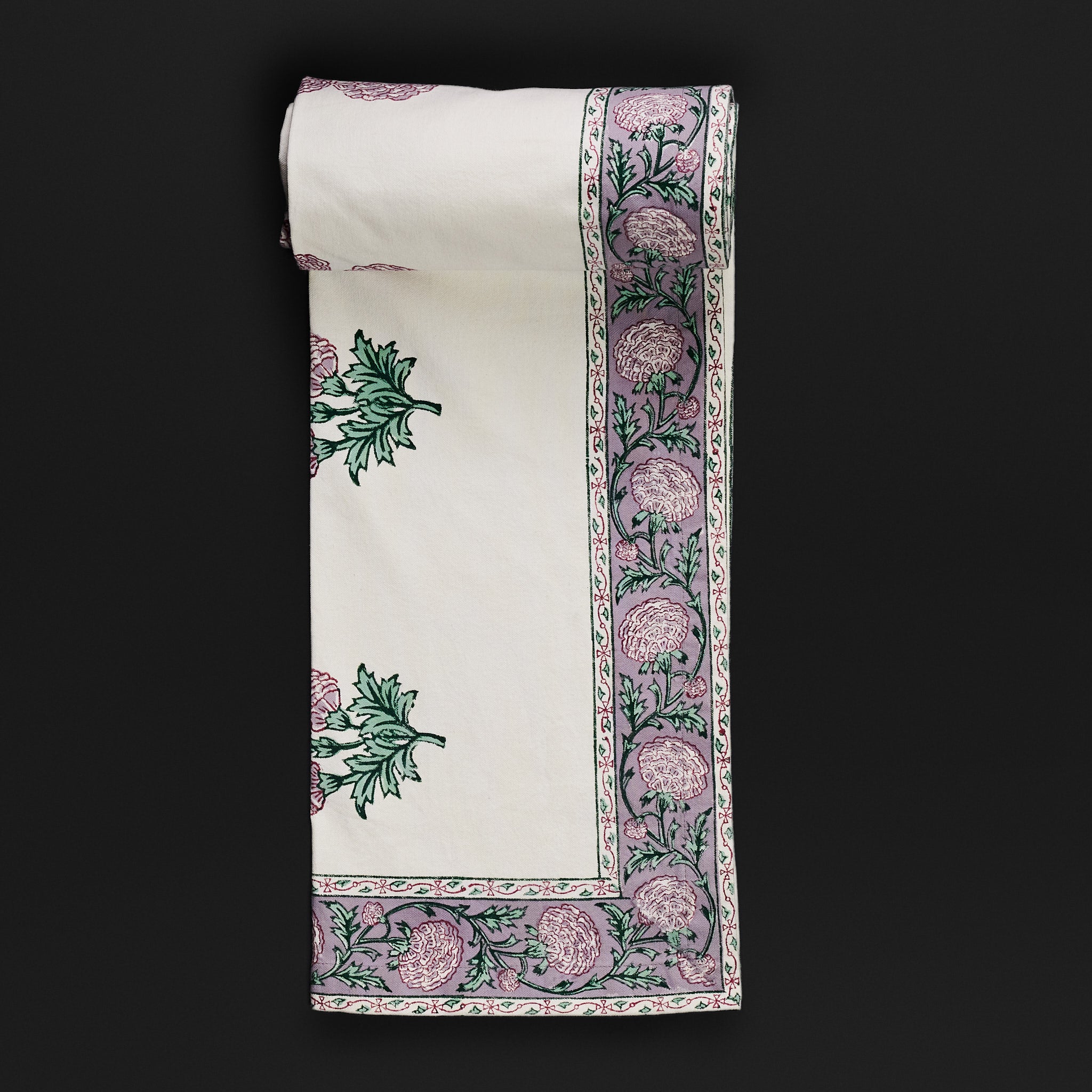 Meesha Magenta Pink Table Runner