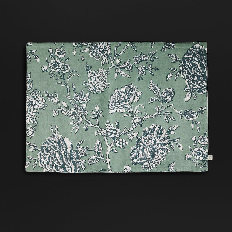 Ayana sage green reversible table mats  (Set of 4)