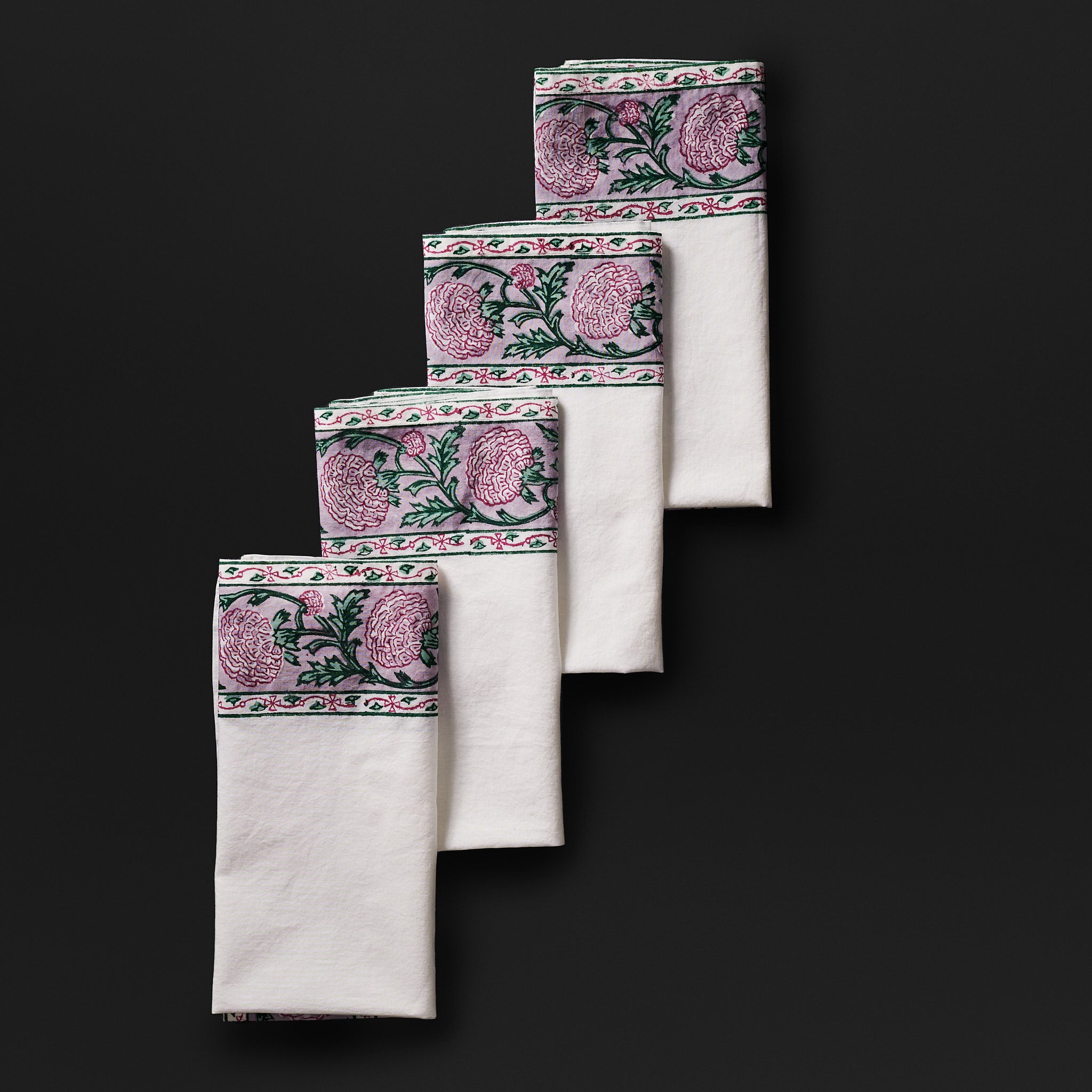 Meesha Magenta Pink Napkins