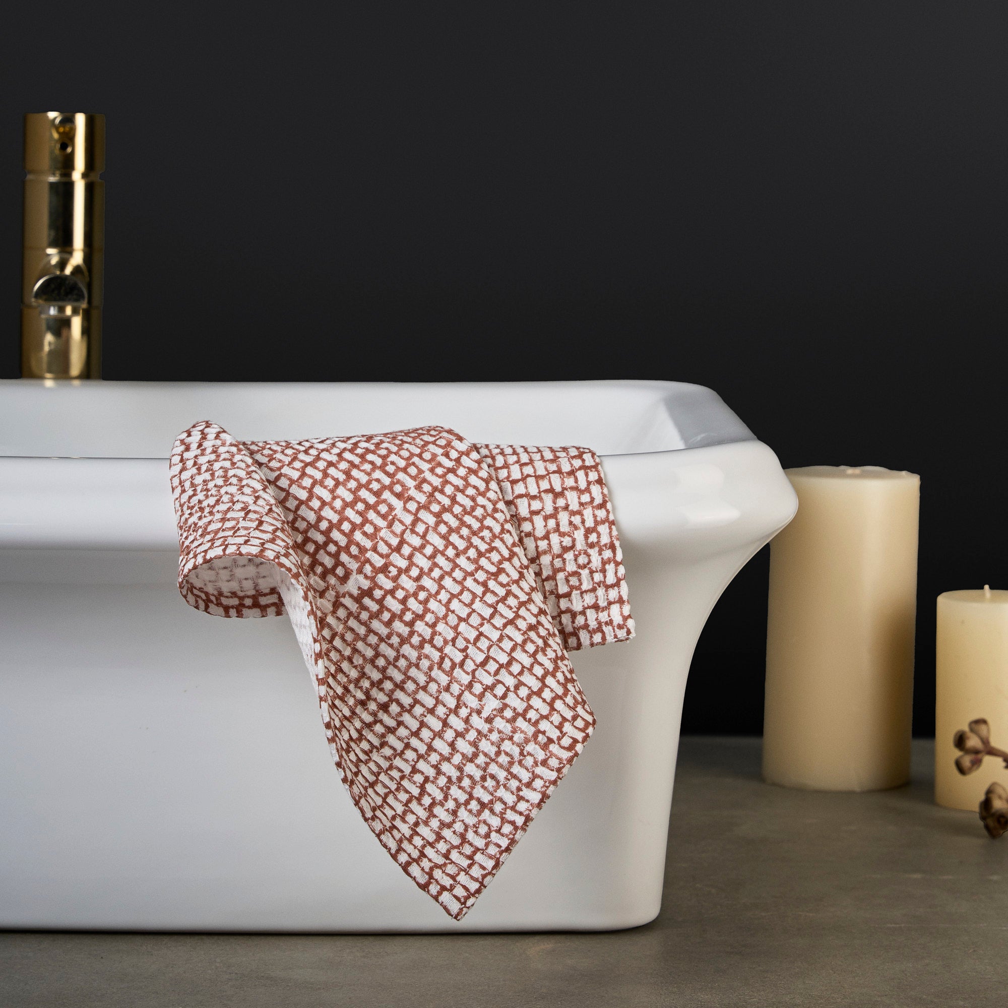 Mosaic Clay Face Towels