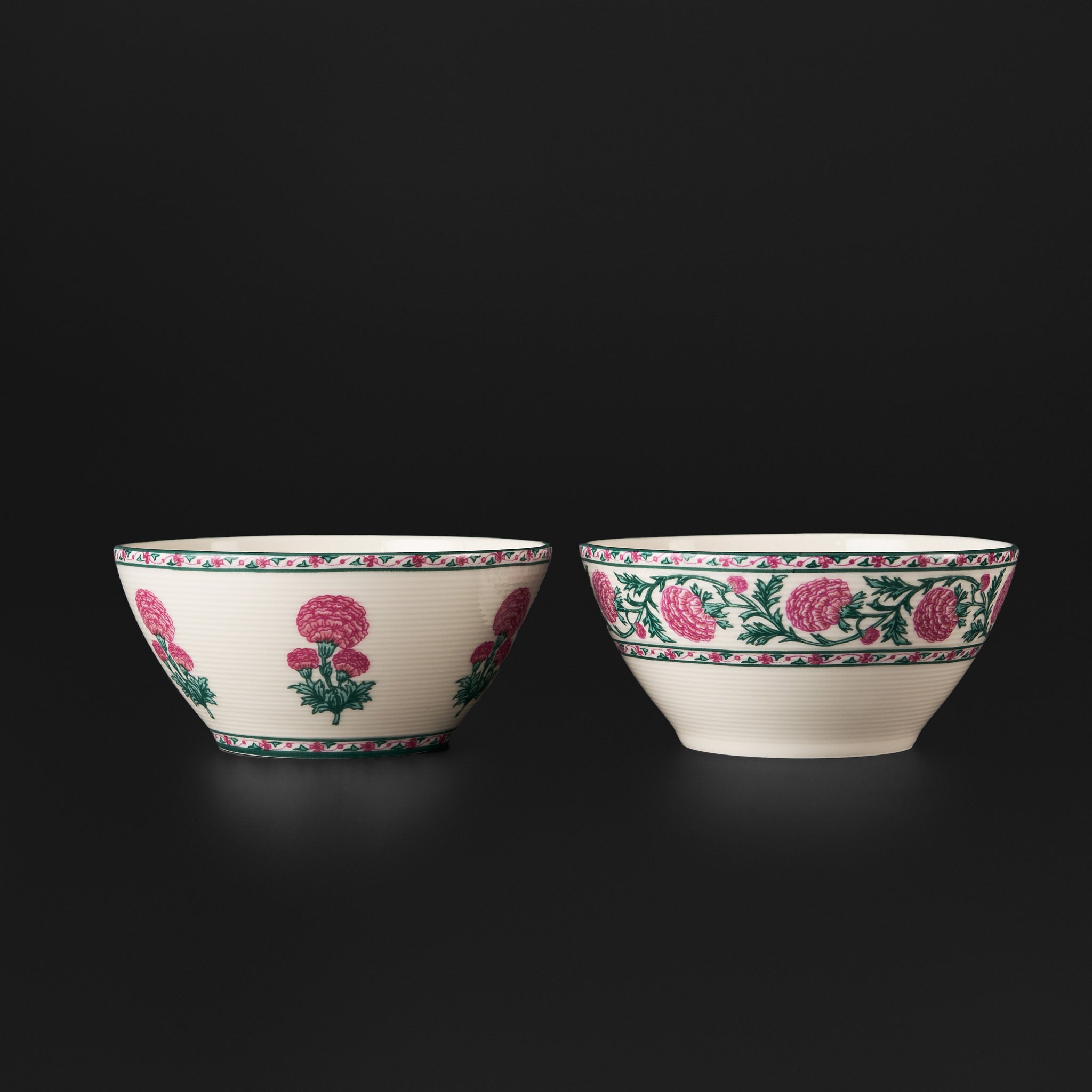 Meesha Mulberry Pink Bowl Set