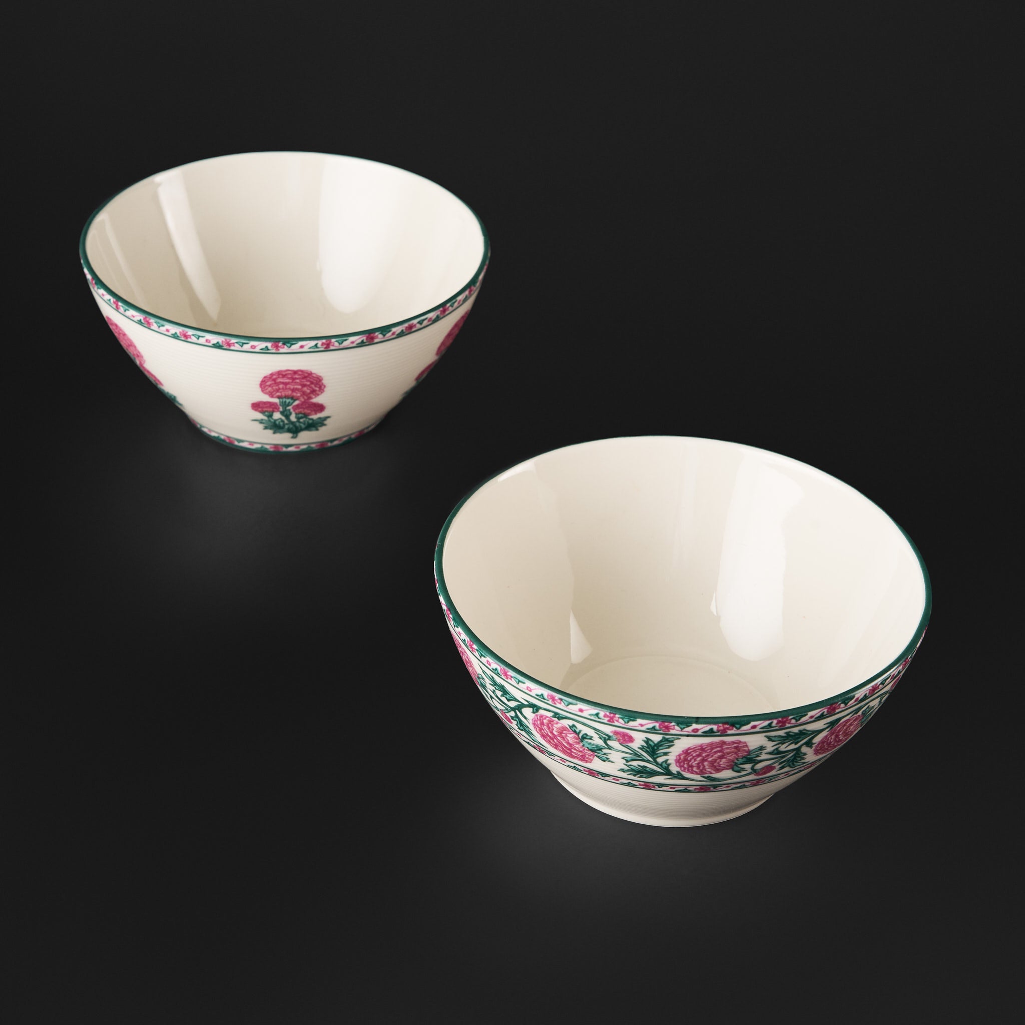 Meesha Mulberry Pink Bowl Set