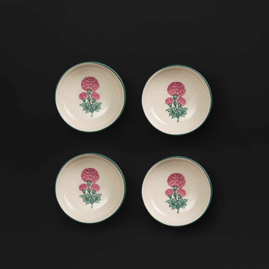 Meesha Mulberry Pink Small Dish Set