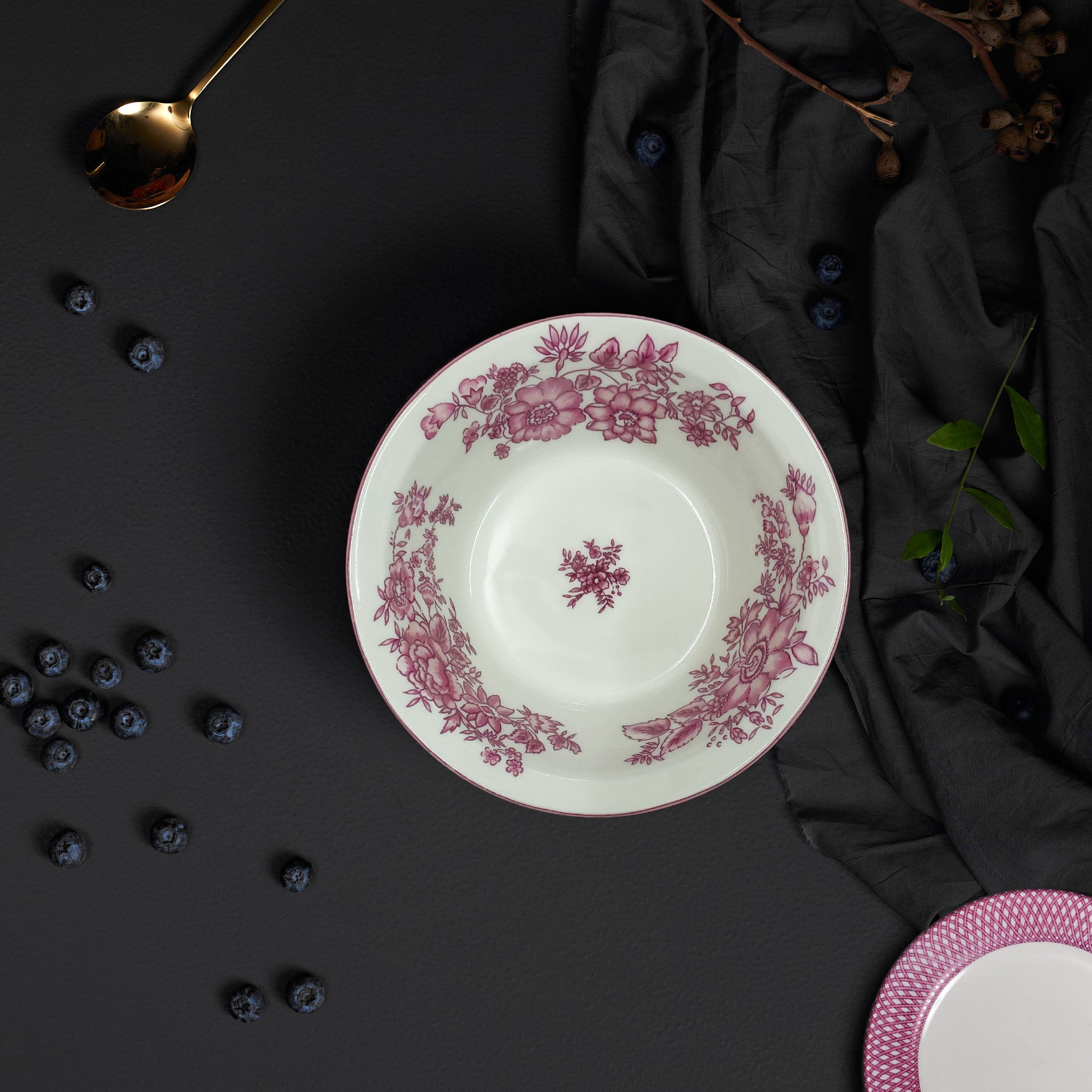 Renata Raspberry Pink Serving Bowl Medium