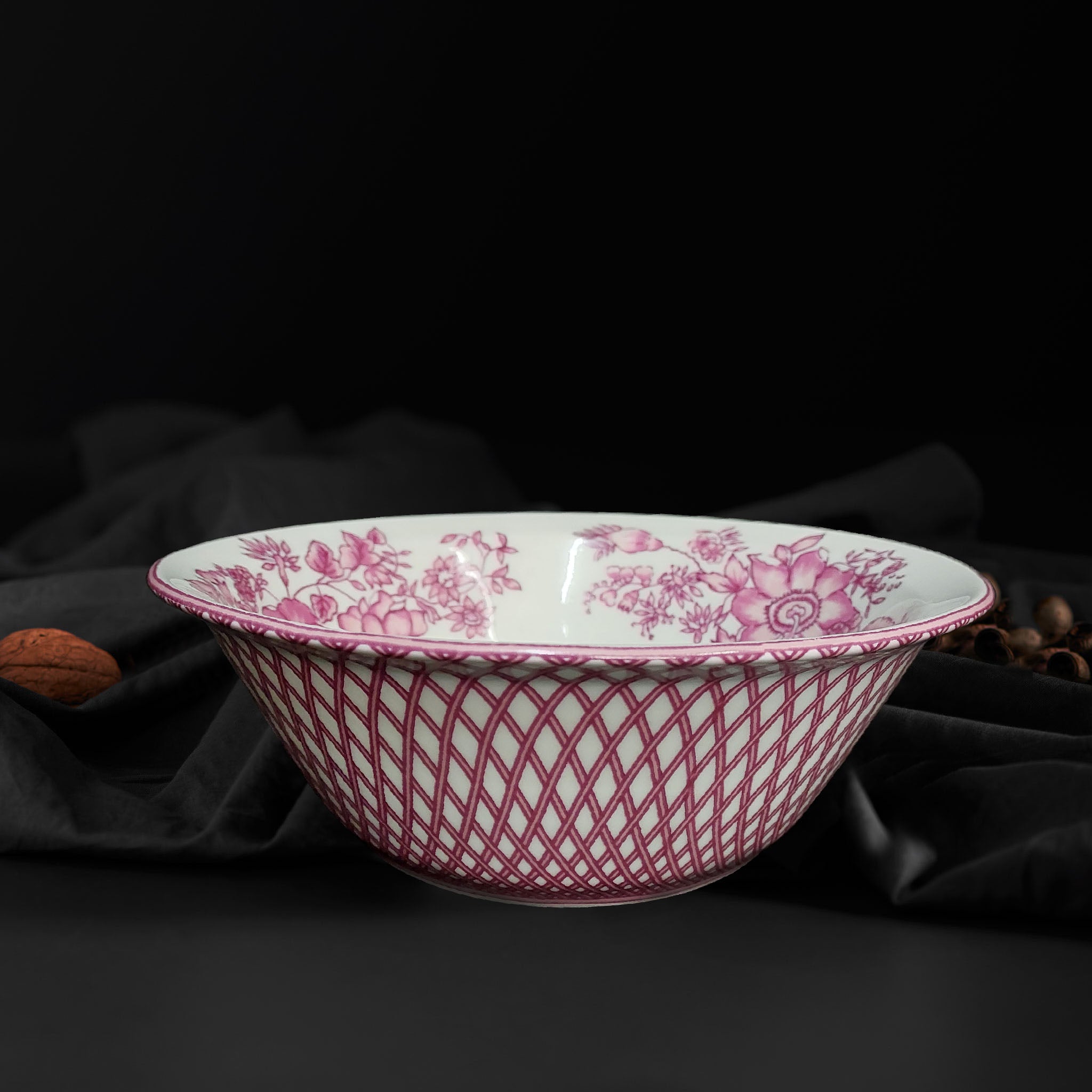 Renata Raspberry Pink Serving Bowl Medium