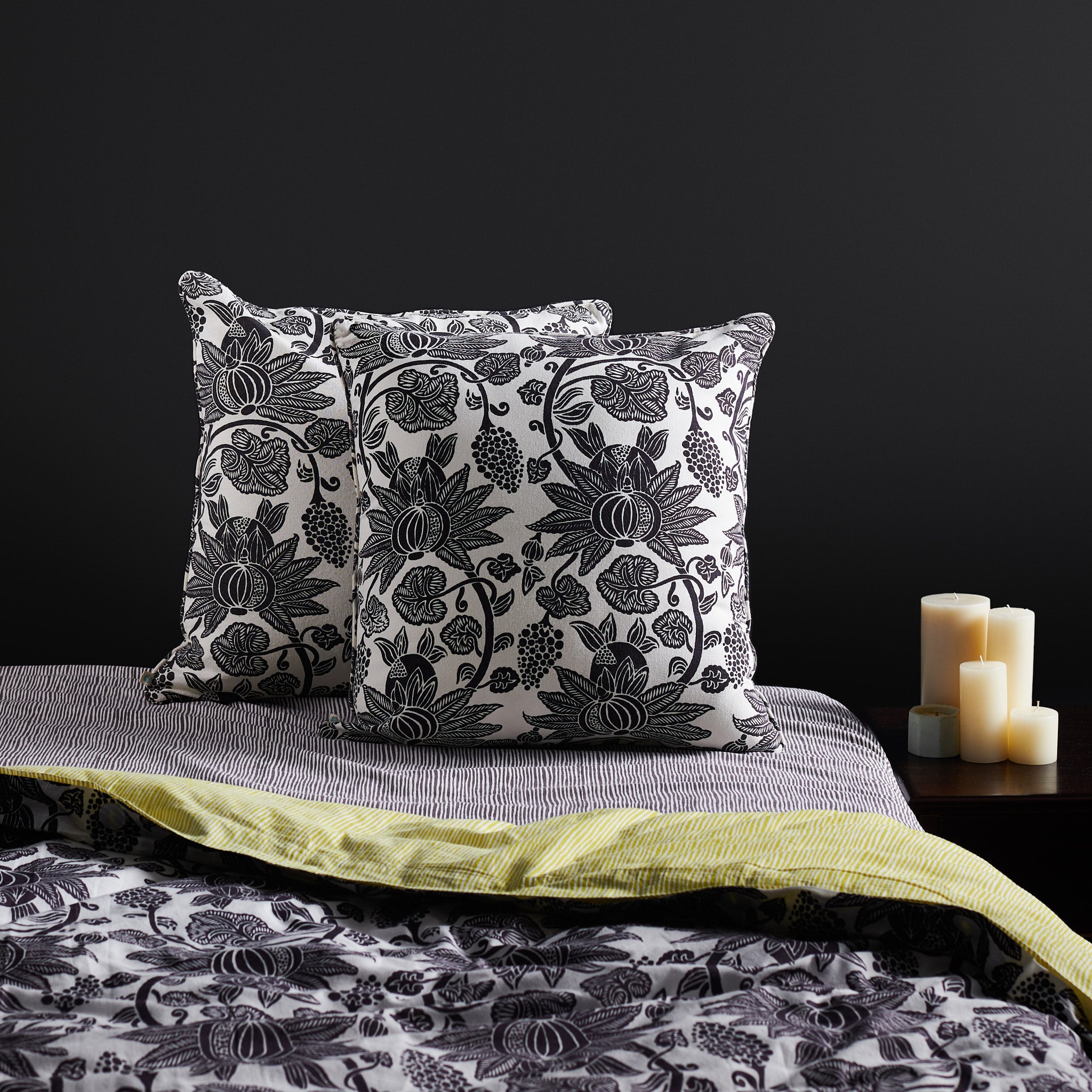 Anaar Charcoal Cushion