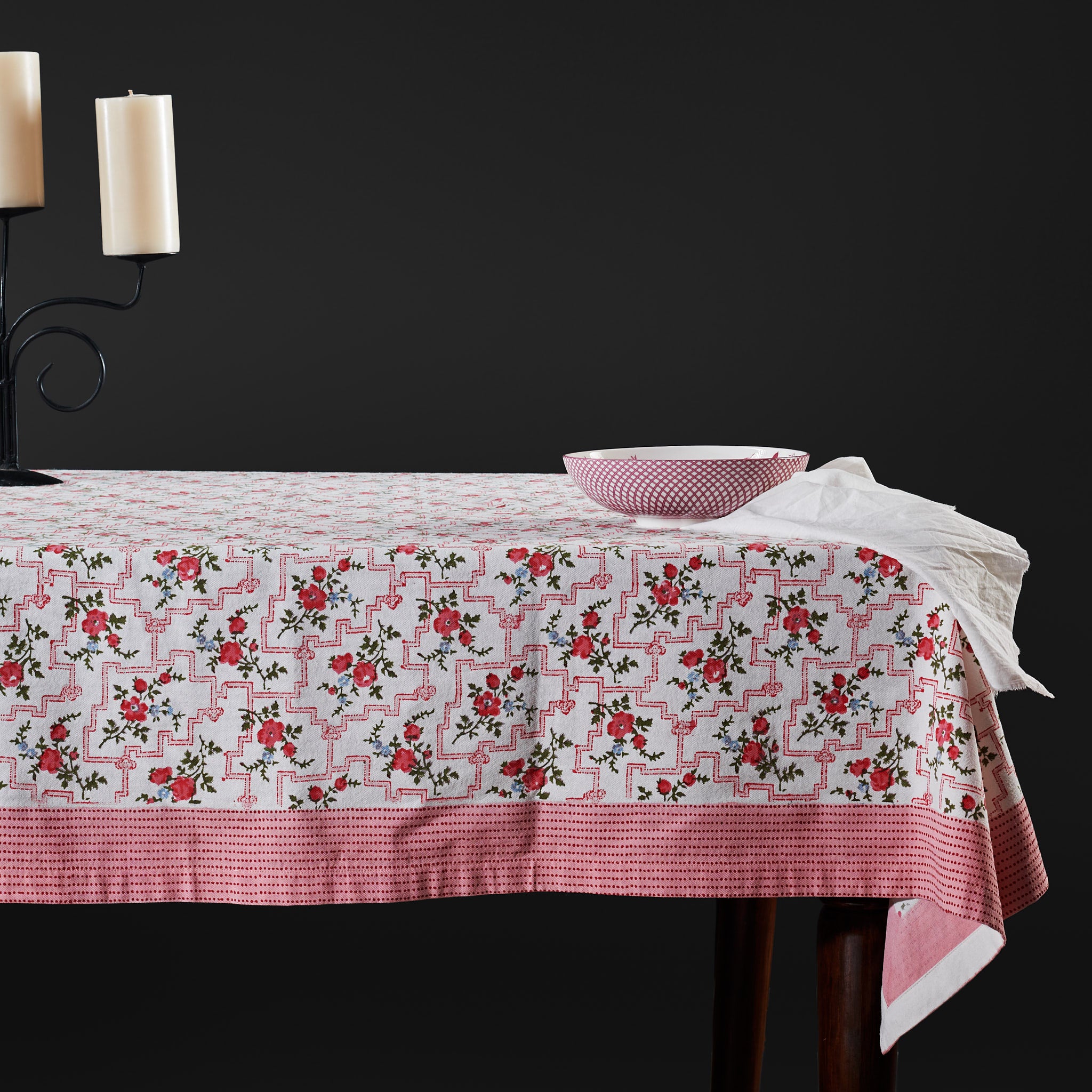 Leana Coral Tablecloth