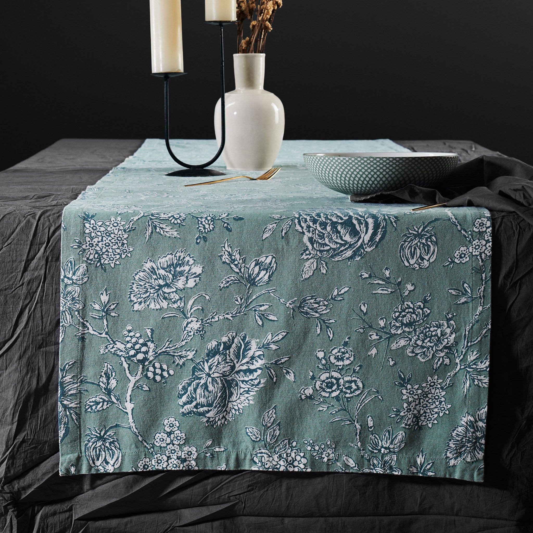 Ayana Sage Green Table Runner