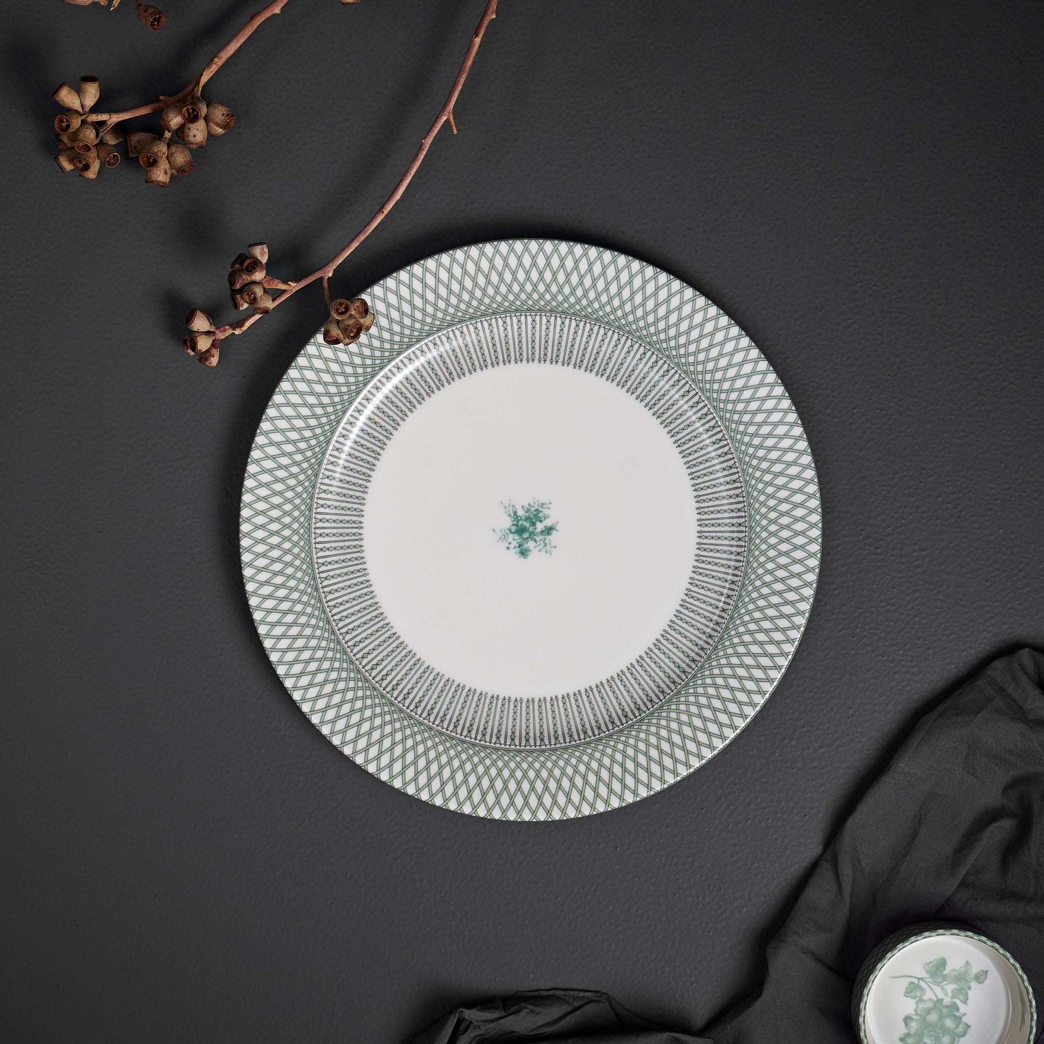 Renata Emerald Green Side Plate Set