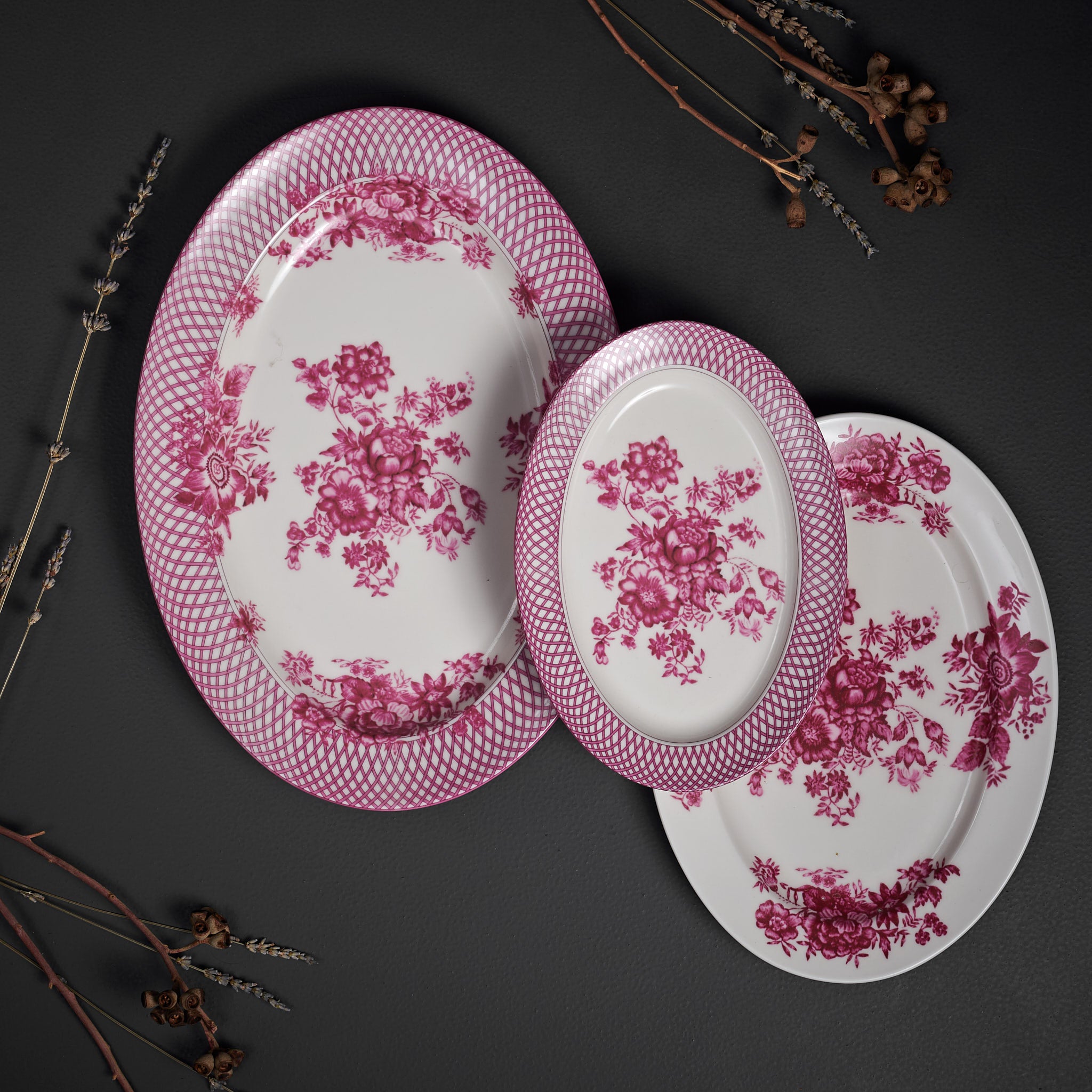 Renata Raspberry Pink / 24cm Platter