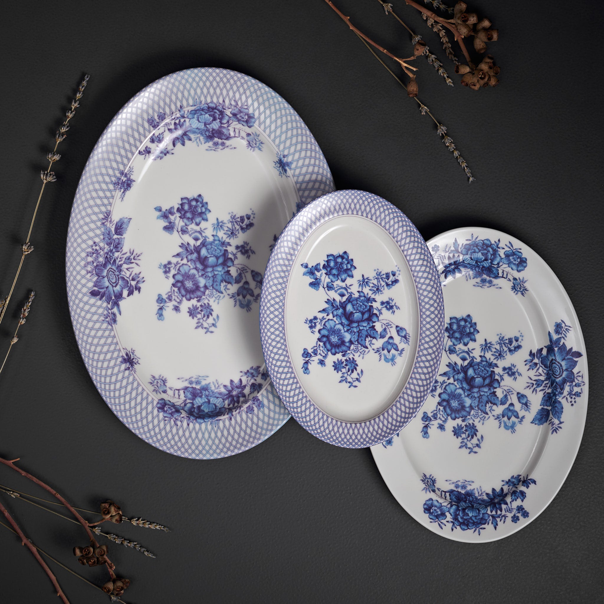 Renata China Blue / 24cm Platter