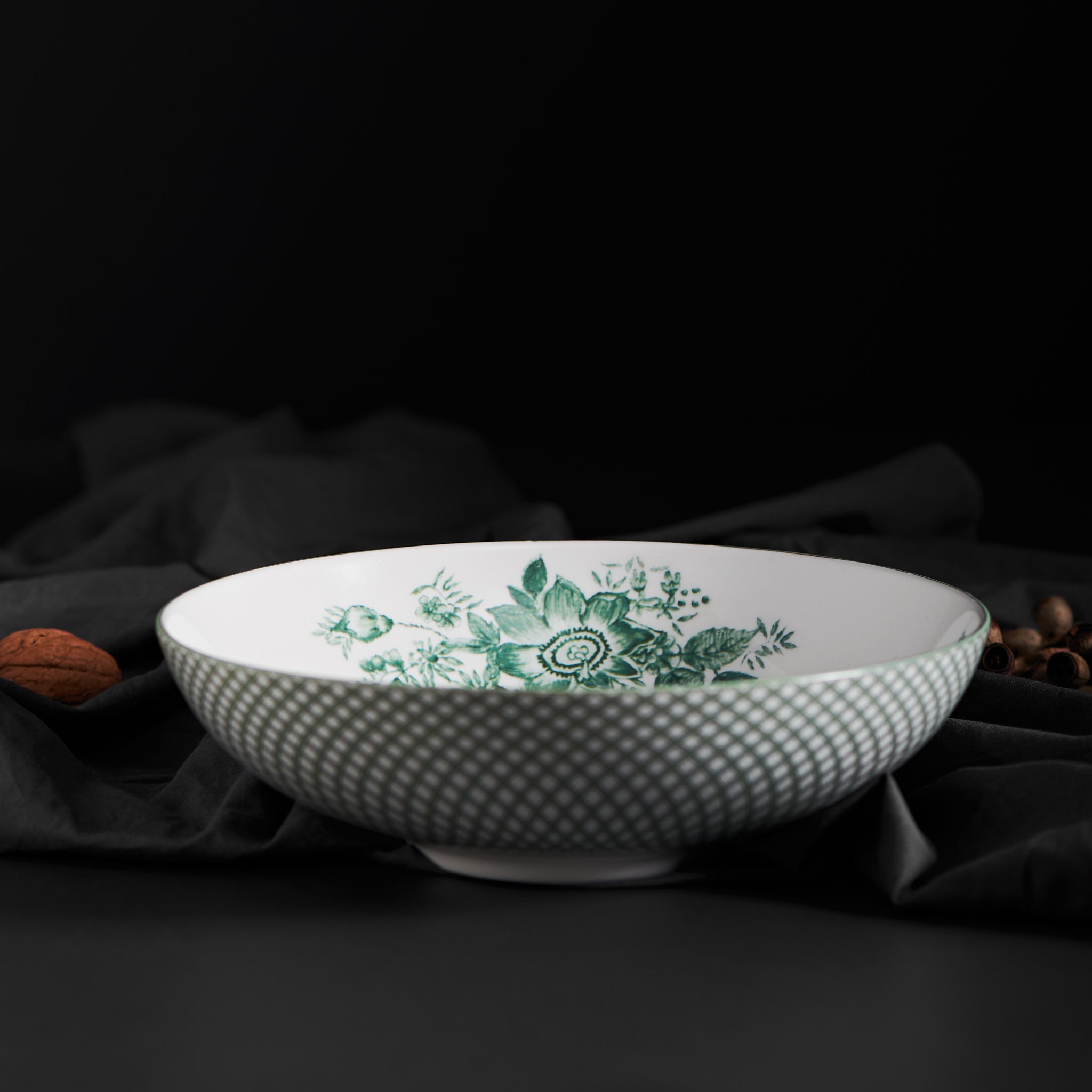 Renata Emerald Green Serving Bowl