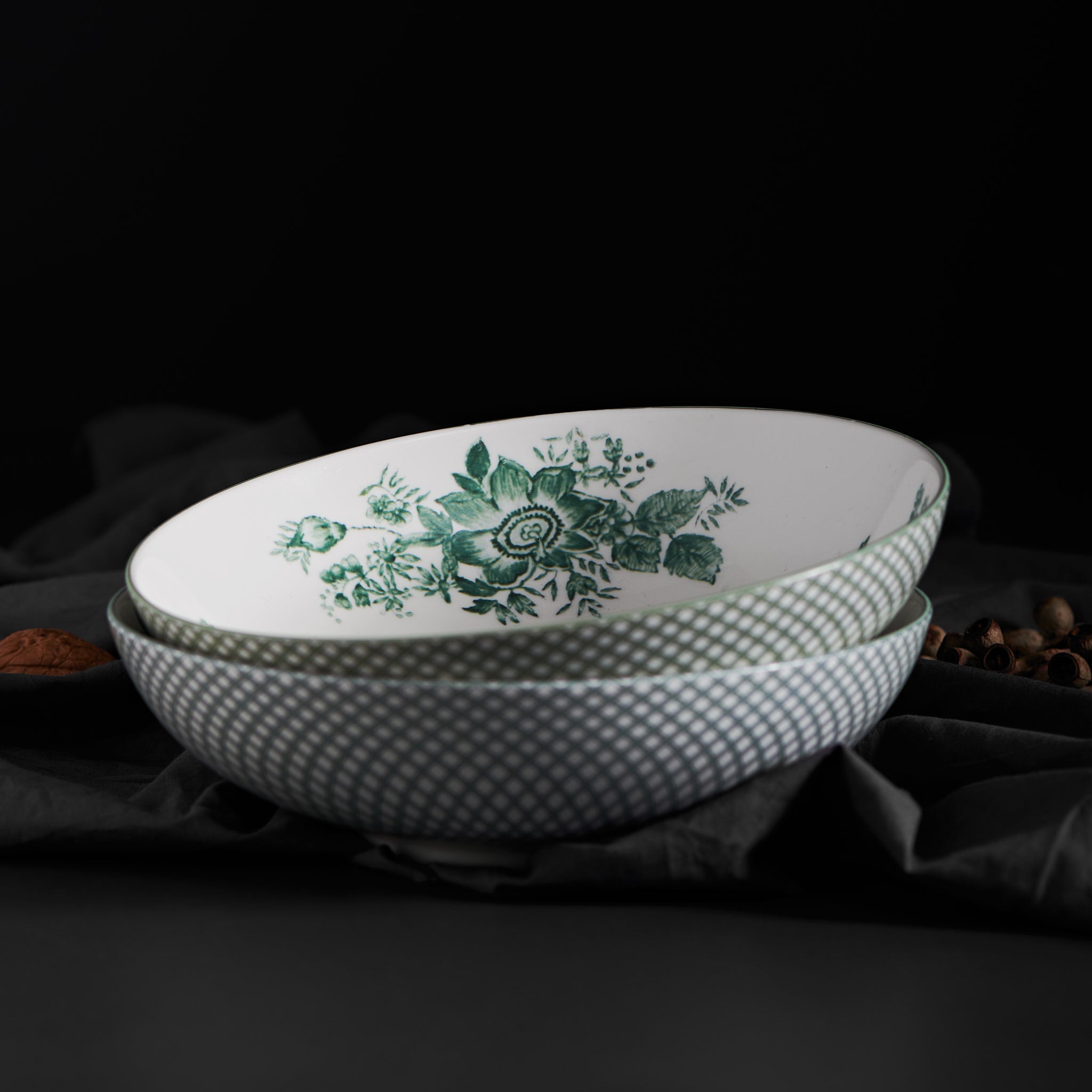 Renata Emerald Green Serving Bowl