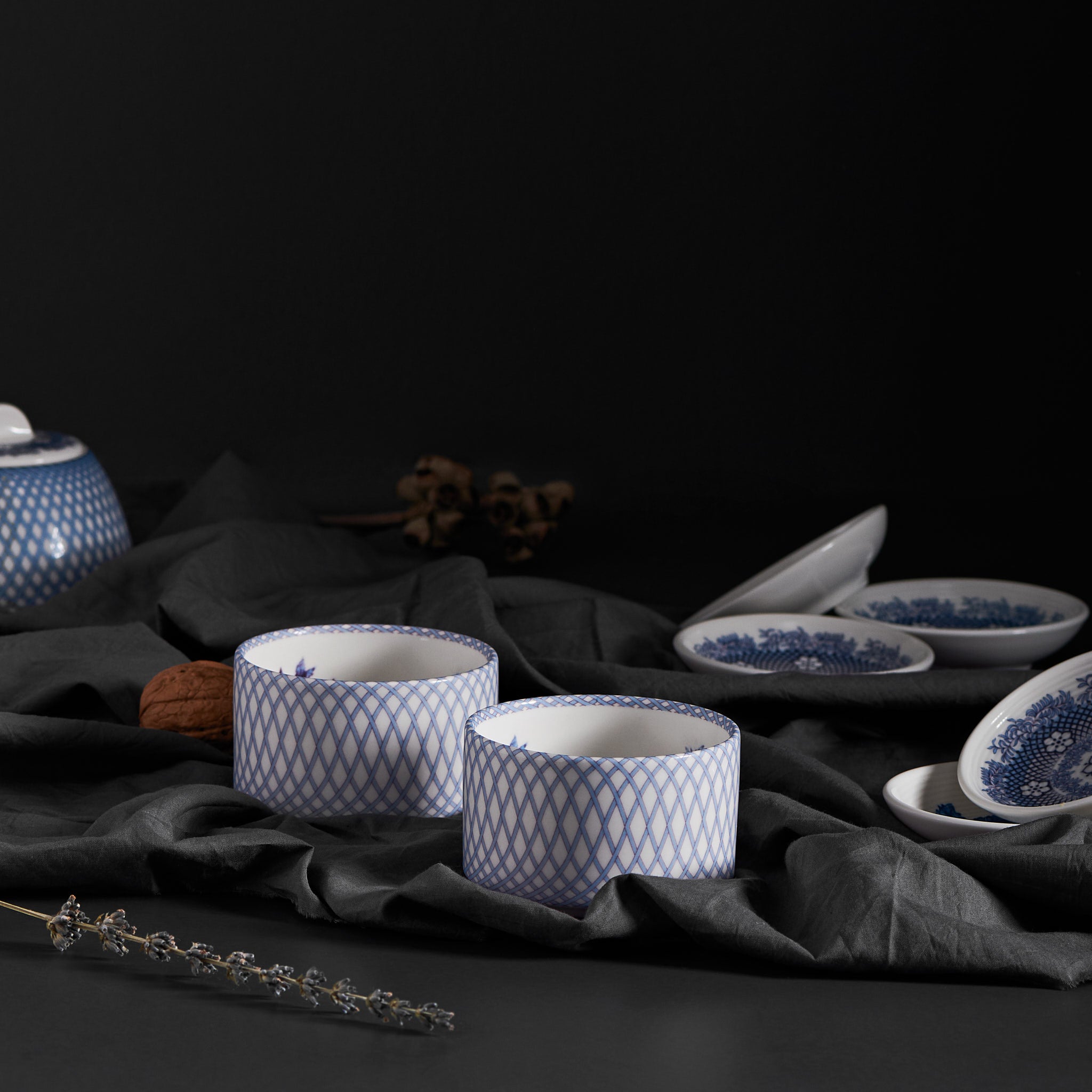 Renata China Blue Ramekin Set