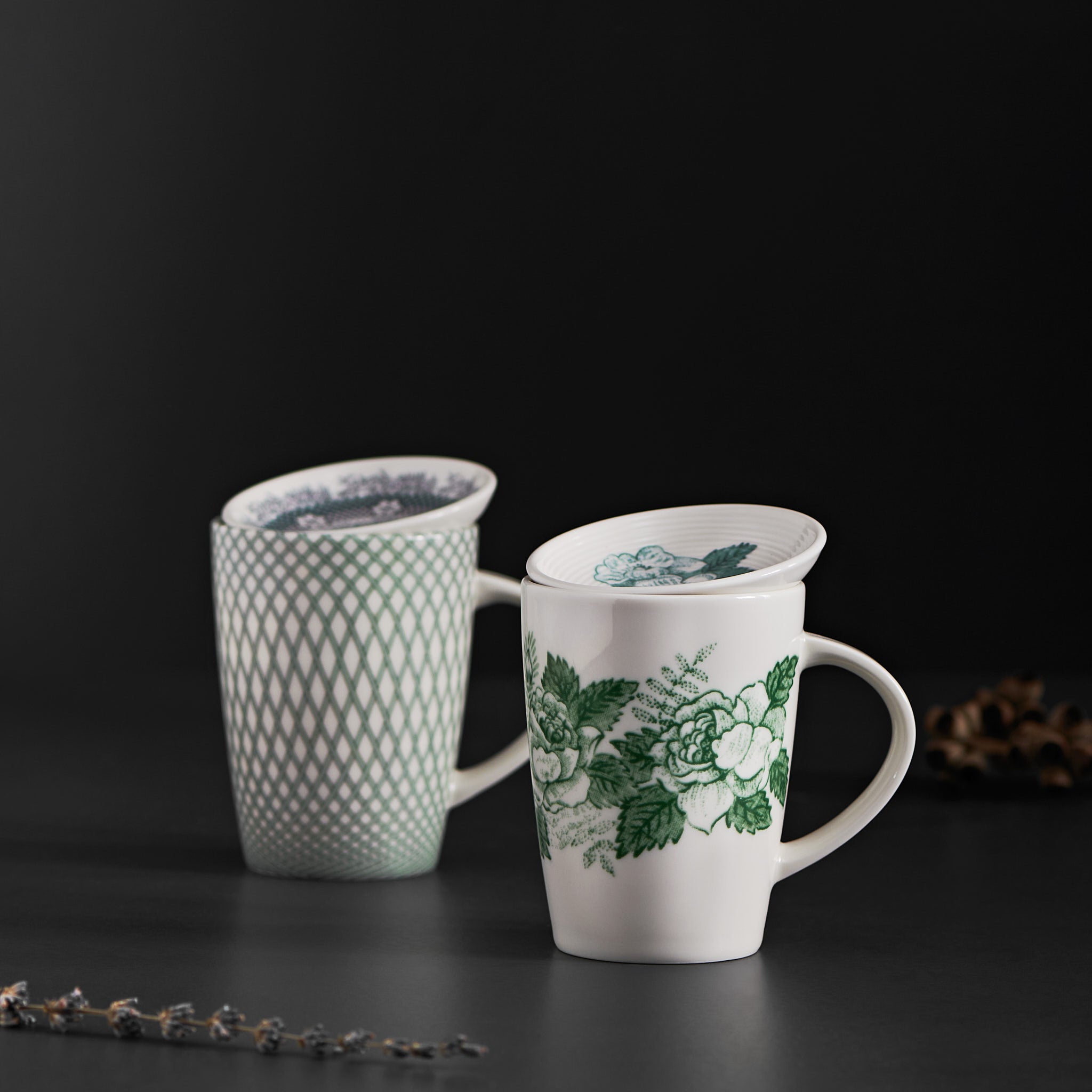 Renata Emerald Green Mug Set