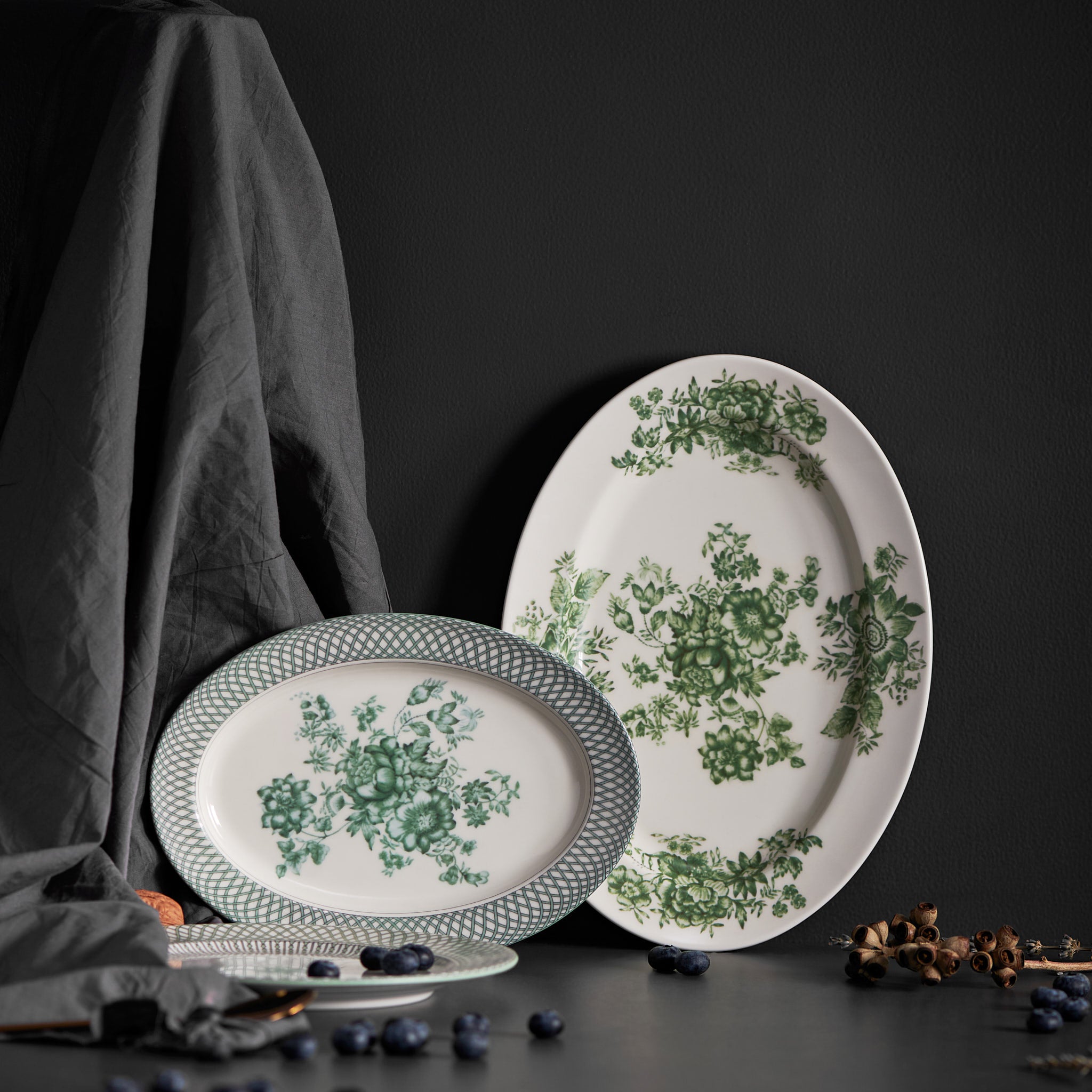 Renata Emerald Green Platter / 24cm Platter